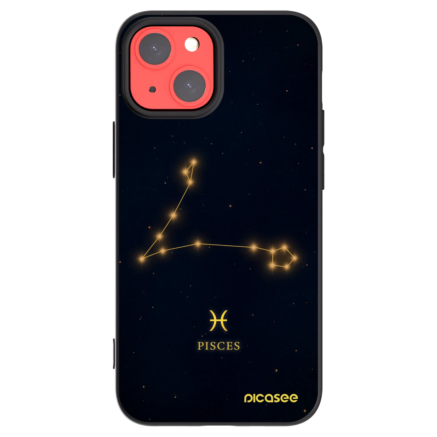 Picasee silikónový čierny obal pre Apple iPhone 13 mini - PISCES