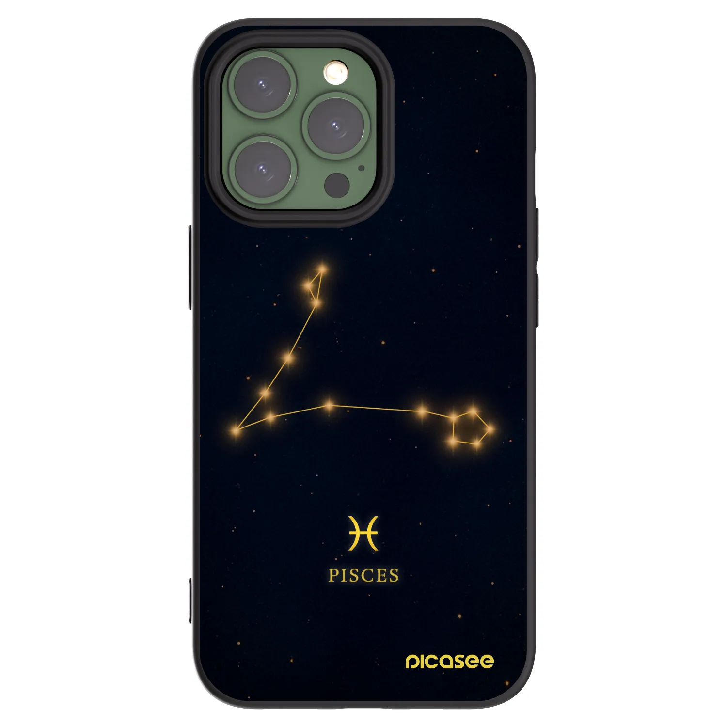 Picasee silikónový čierny obal pre Apple iPhone 13 Pro - PISCES