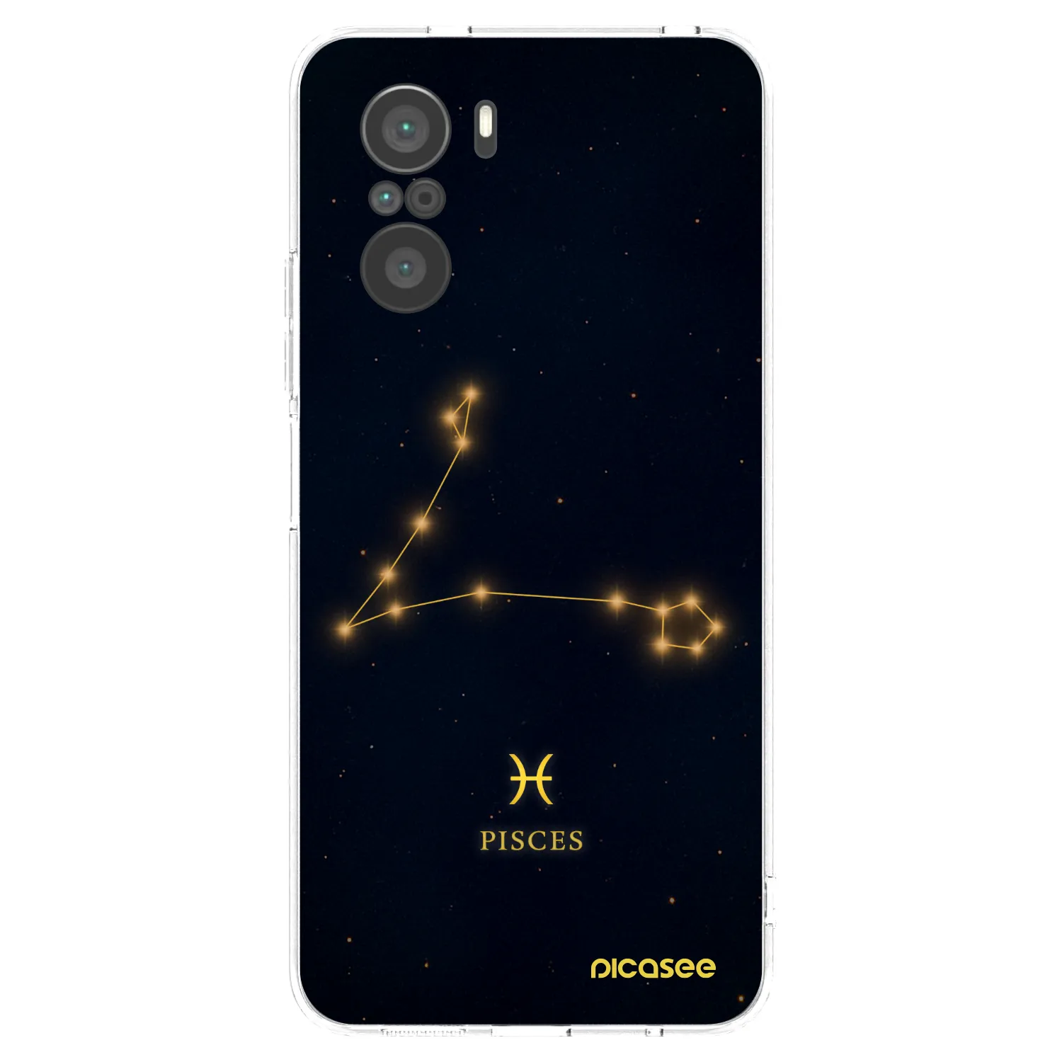 Picasee silikónový prehľadný obal pre Xiaomi Poco F3 - PISCES