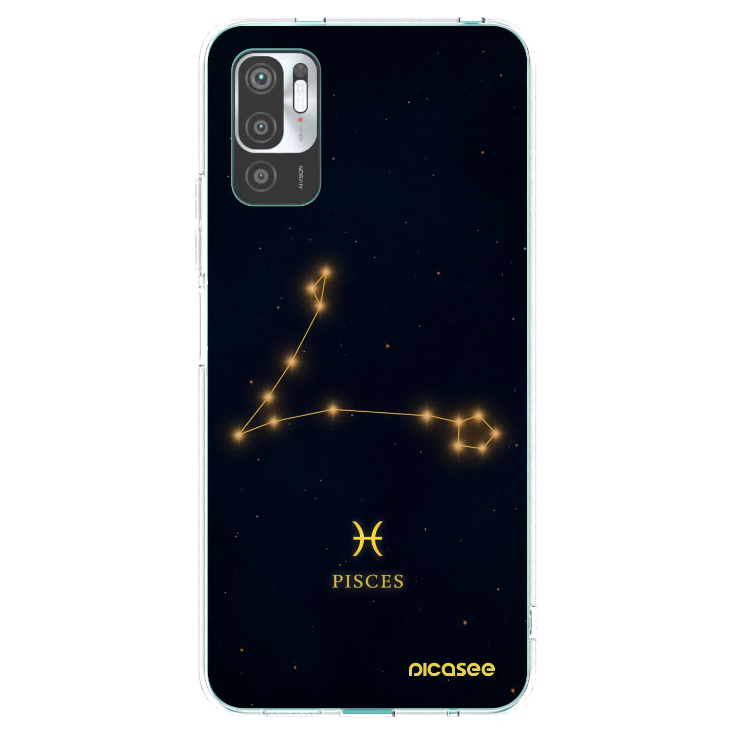 Picasee silikónový prehľadný obal pre Xiaomi Redmi Note 10 5G - PISCES