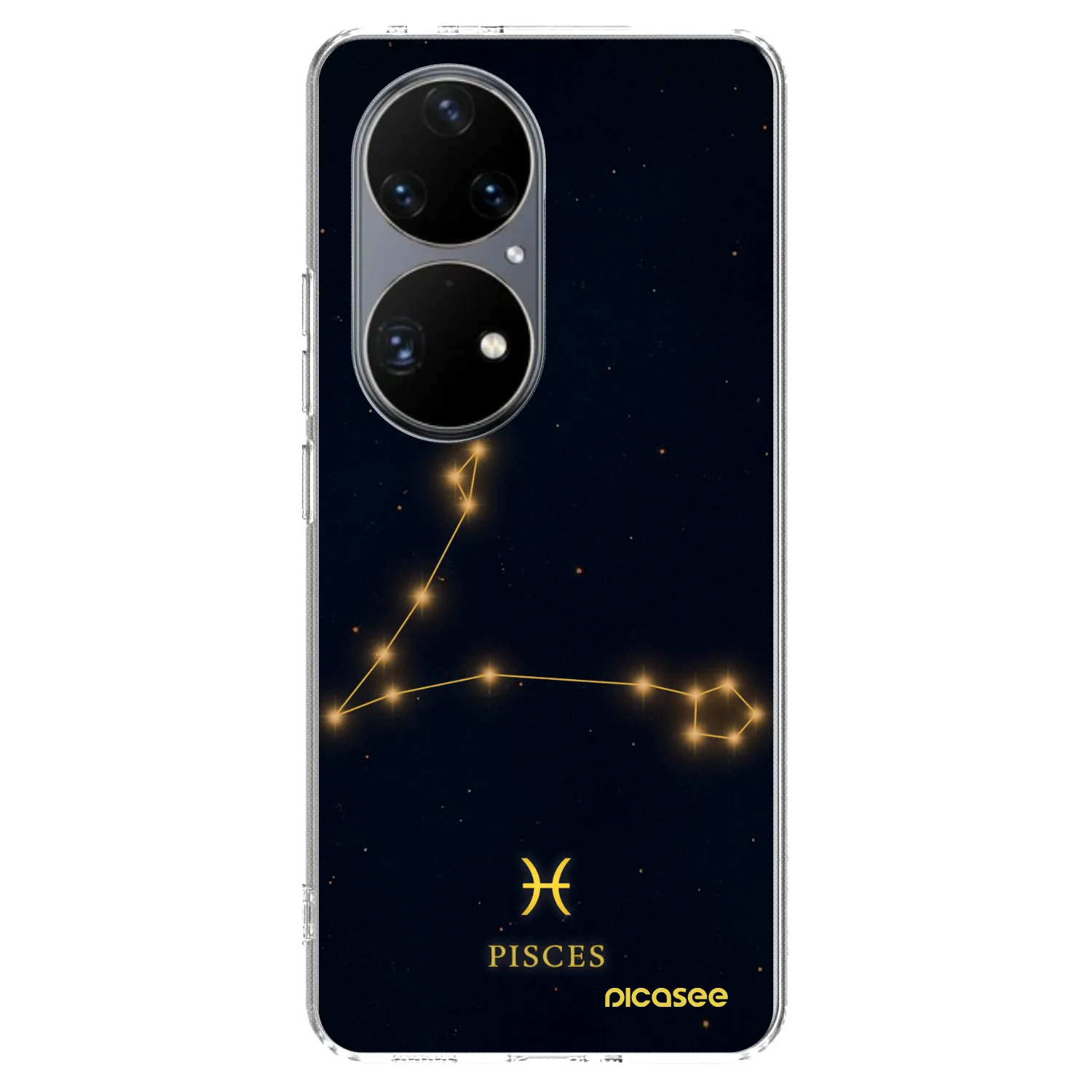 Picasee silikónový prehľadný obal pre Huawei P50 - PISCES