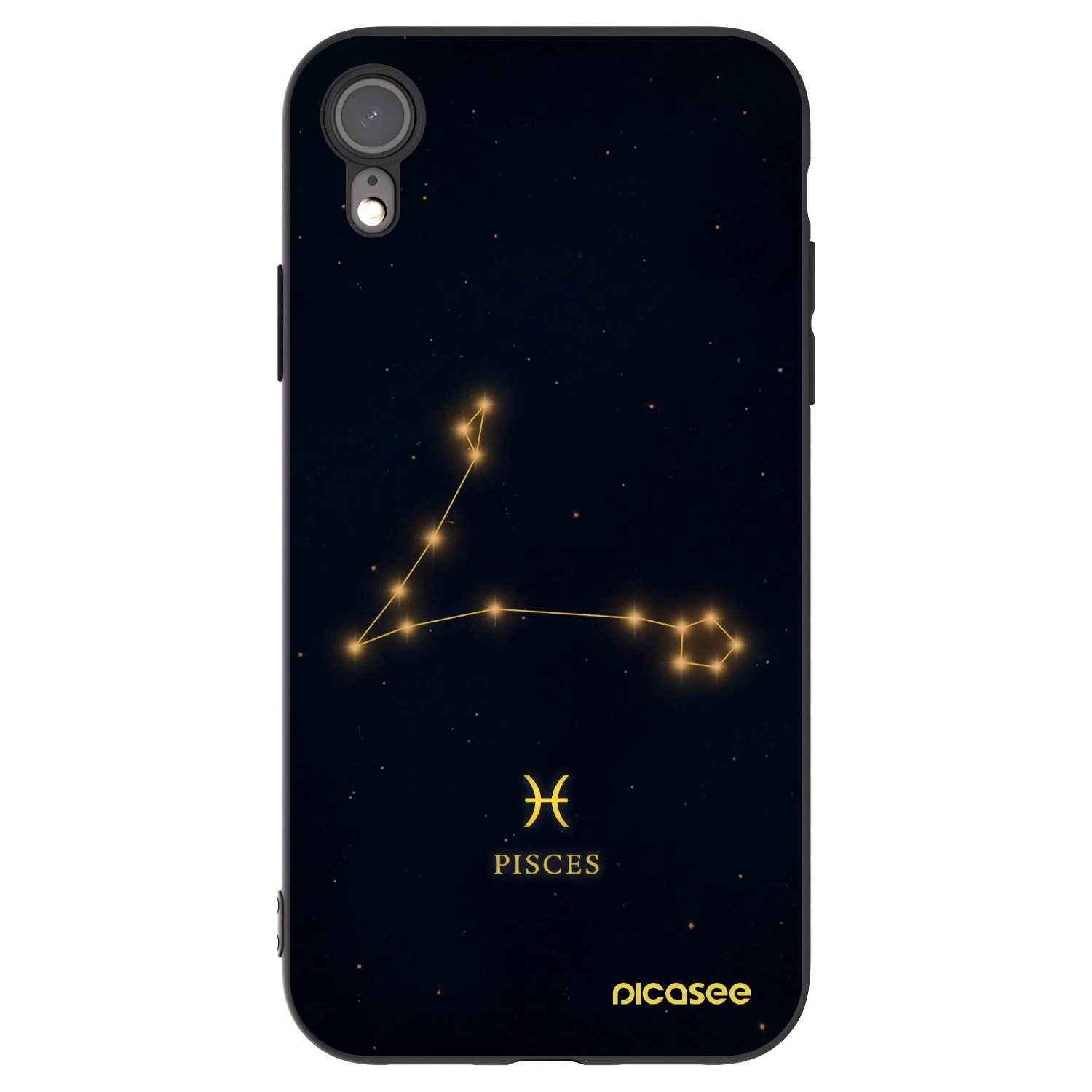 Picasee silikónový čierny obal pre Apple iPhone XR - PISCES