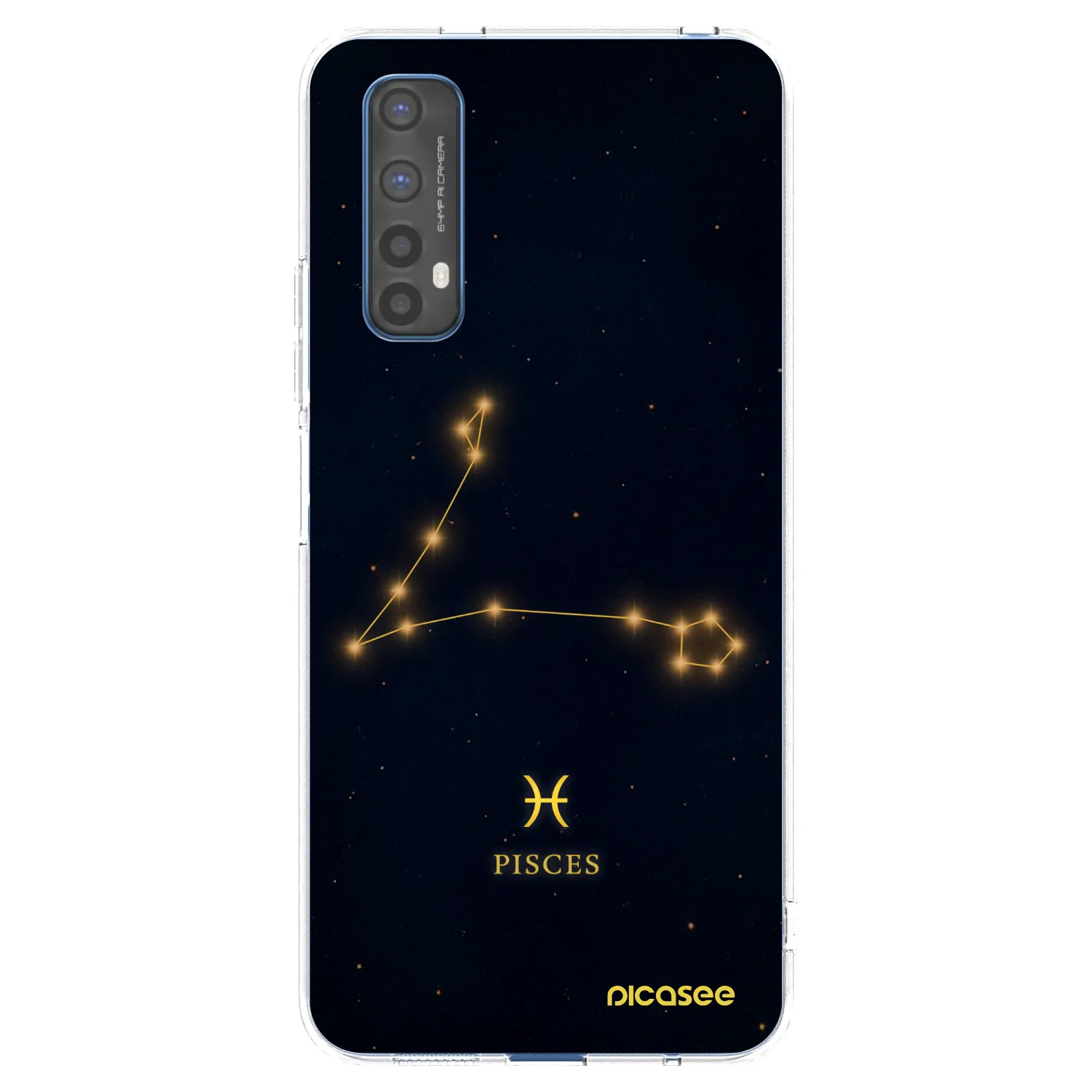 Picasee silikónový prehľadný obal pre Realme 7 - PISCES