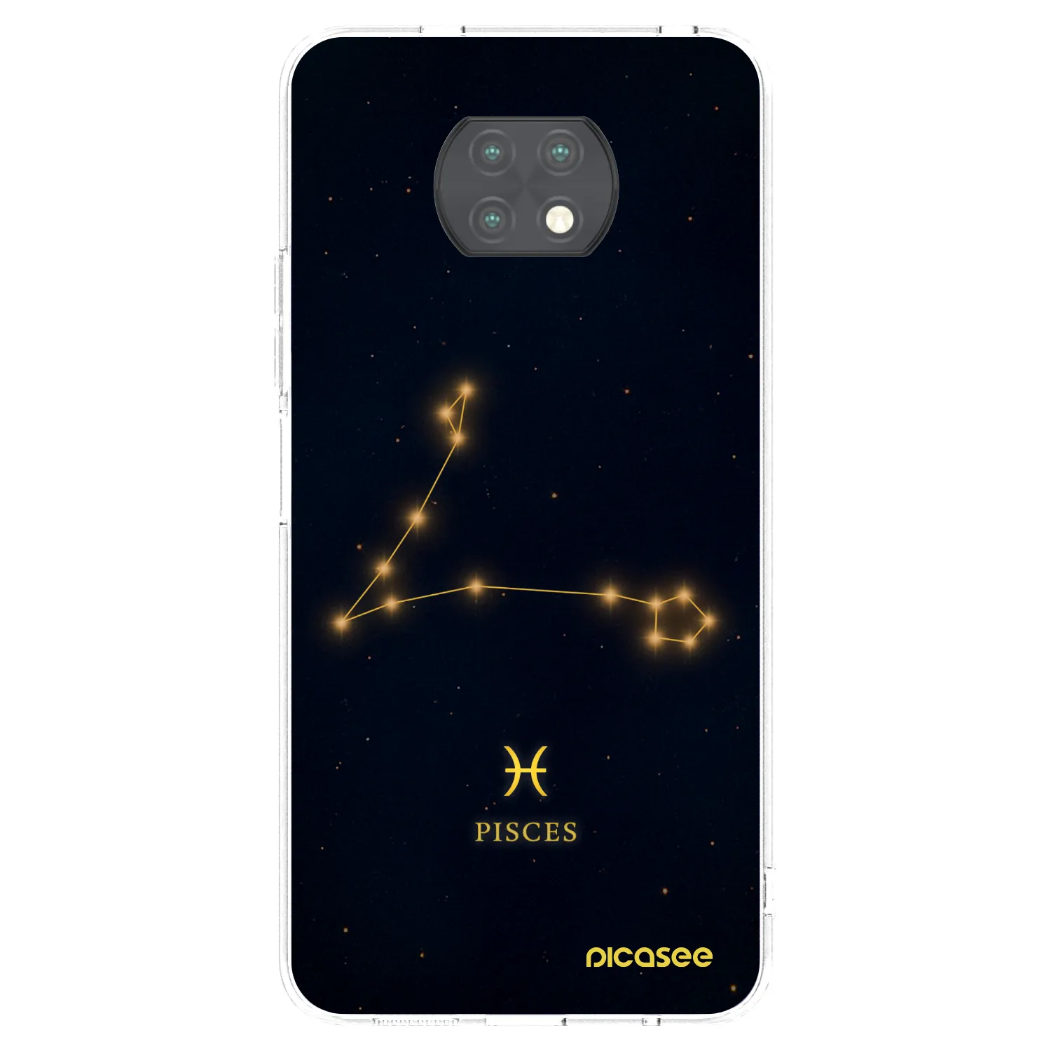 Picasee silikónový prehľadný obal pre Xiaomi Redmi Note 9T - PISCES