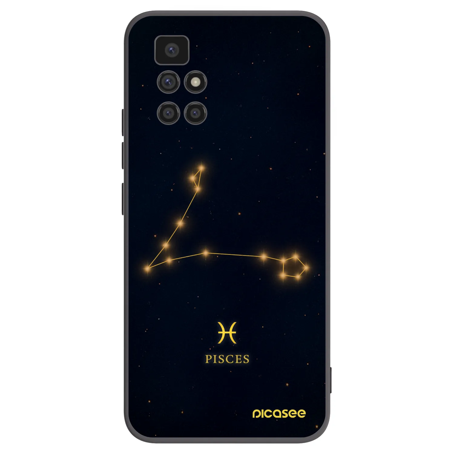 Picasee silikónový čierny obal pre Xiaomi Redmi 10 - PISCES