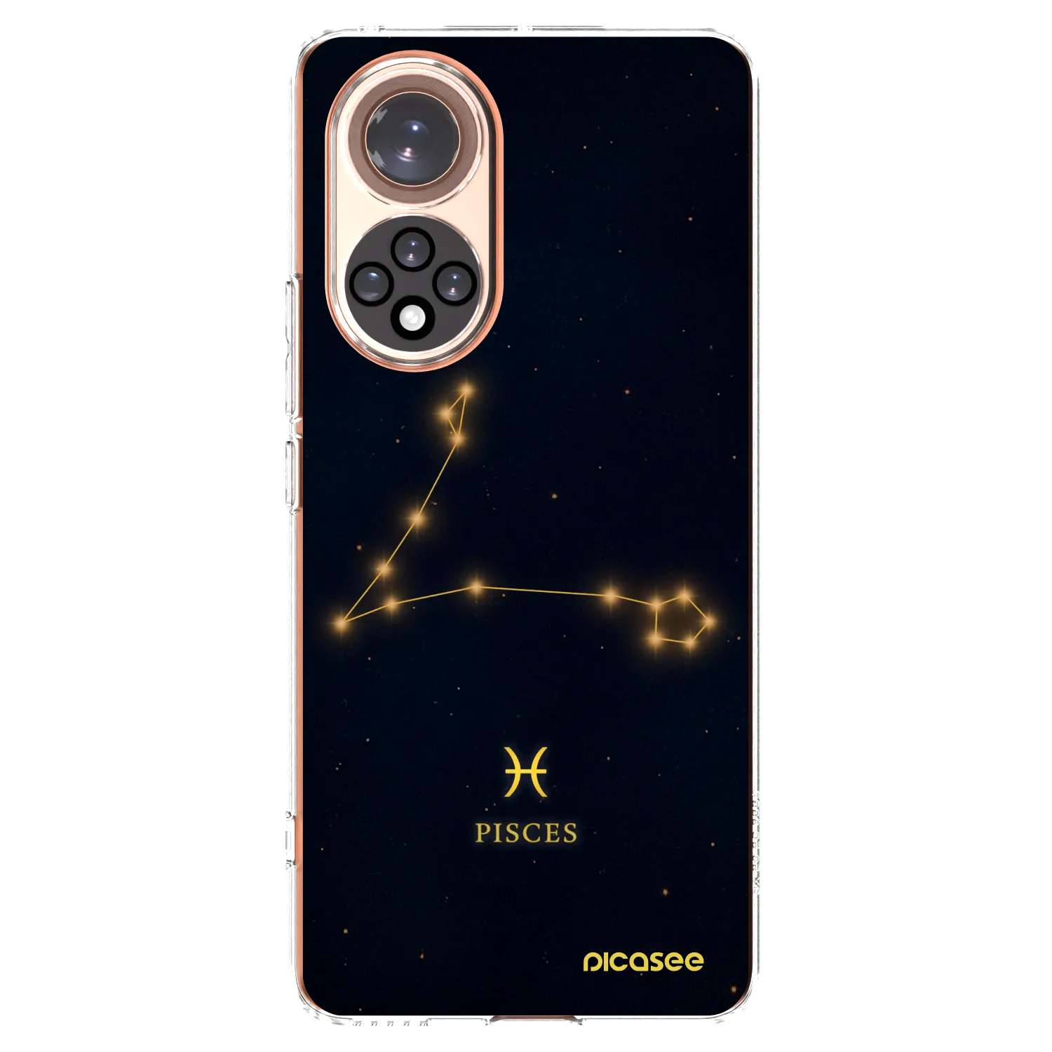 Picasee silikónový prehľadný obal pre Honor 50 5G - PISCES