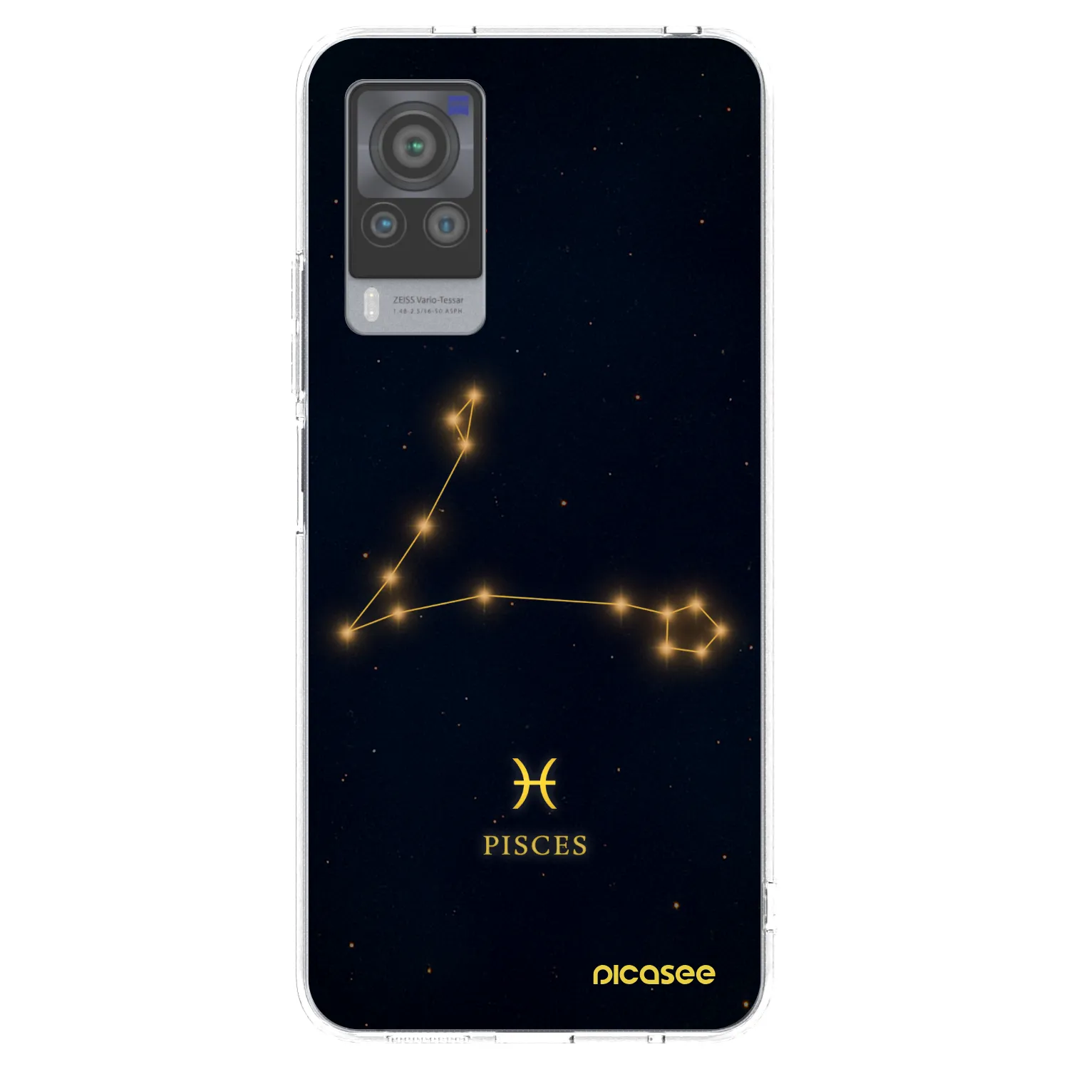 Picasee silikónový prehľadný obal pre Vivo X60 Pro 5G - PISCES