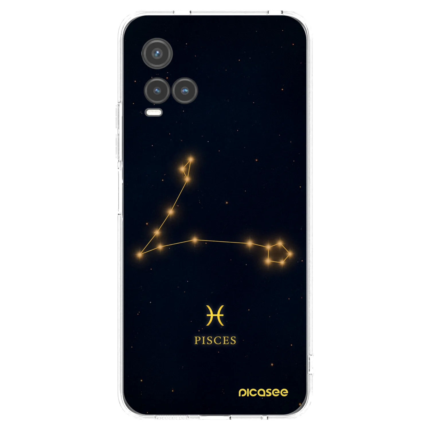 Picasee silikónový prehľadný obal pre Vivo Y33s - PISCES