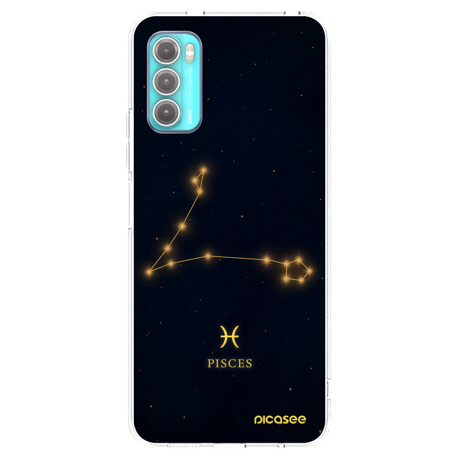 Picasee silikónový prehľadný obal pre Motorola Moto G60 - PISCES