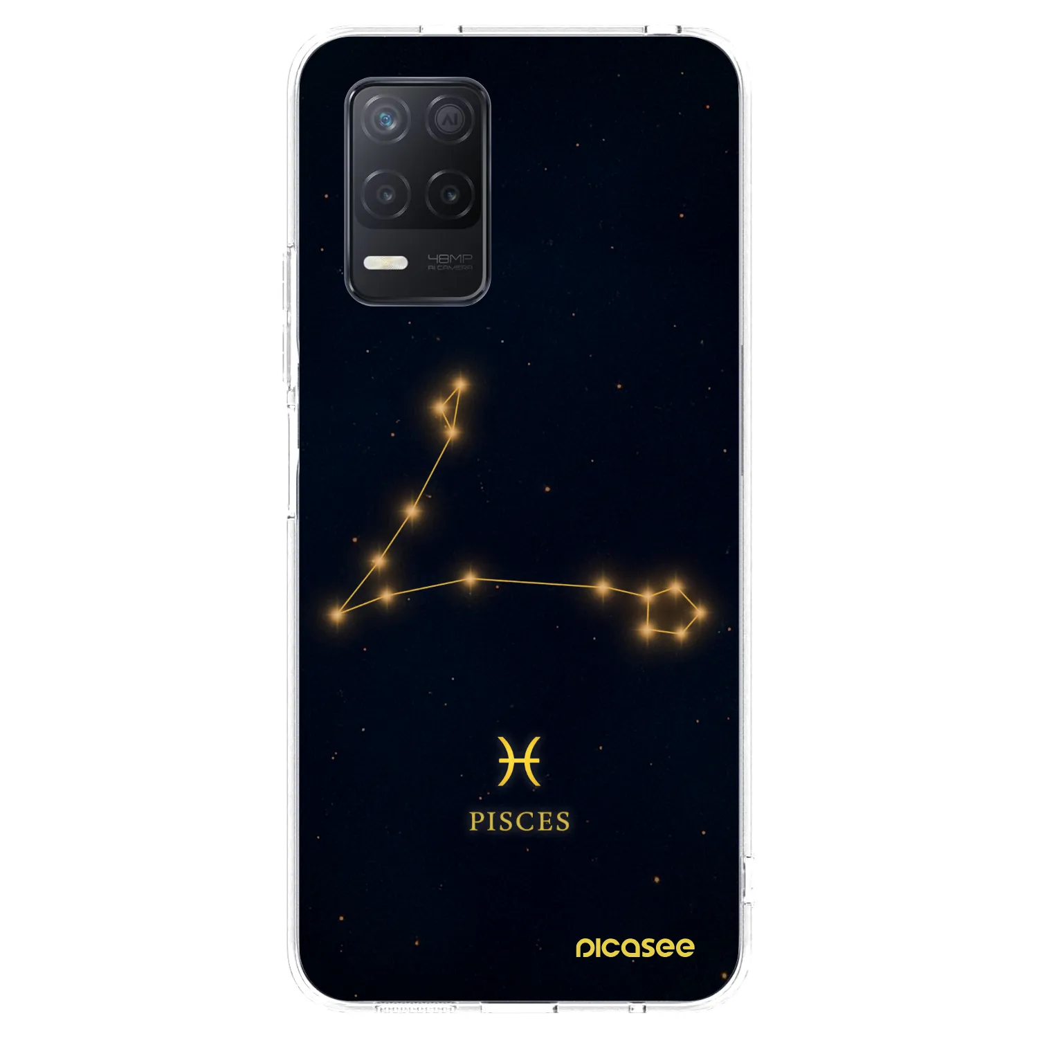 Picasee silikónový prehľadný obal pre Realme 8 5G - PISCES