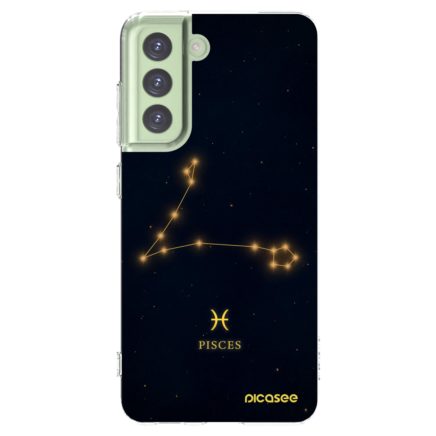 Picasee silikónový prehľadný obal pre Samsung Galaxy S21 FE 5G - PISCES