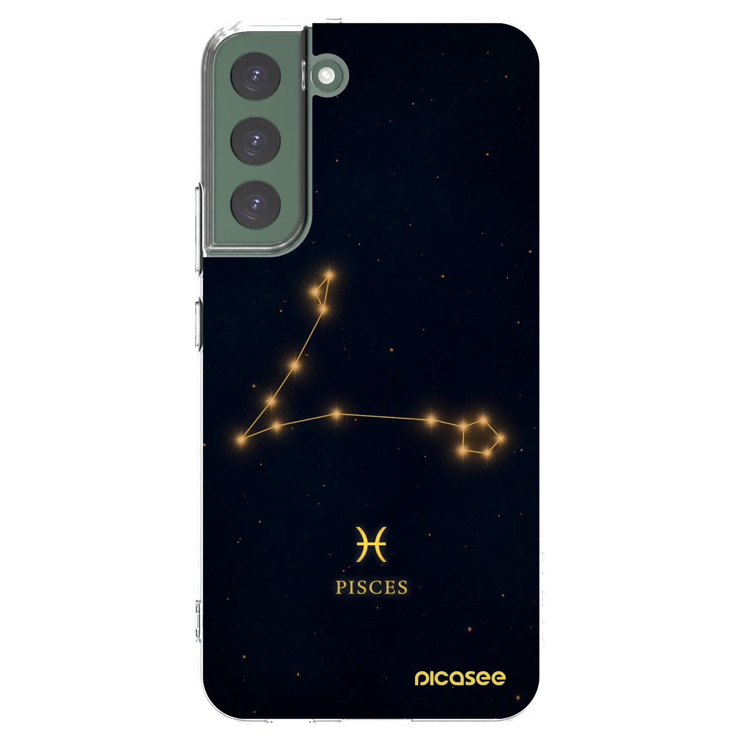 Picasee silikónový prehľadný obal pre Samsung Galaxy S22+ 5G - PISCES