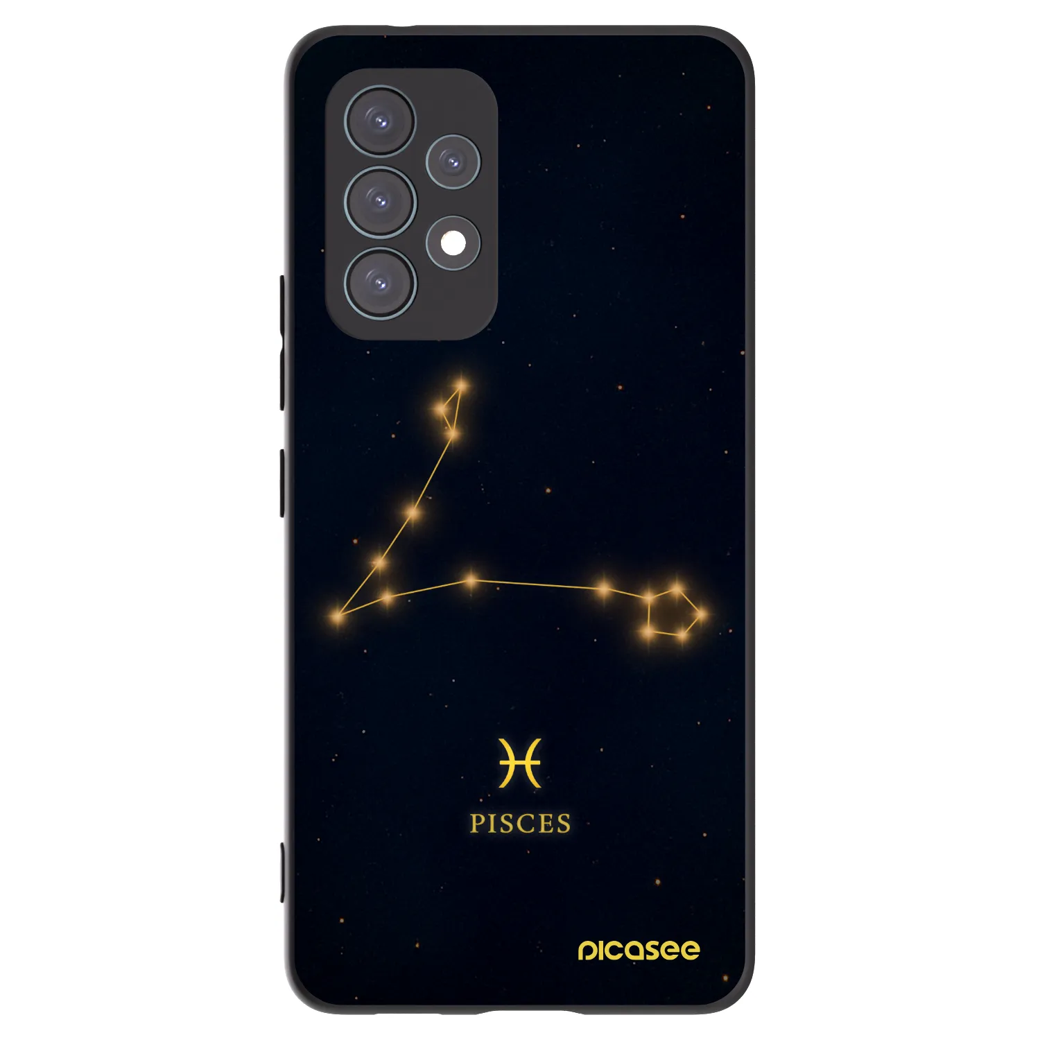Picasee silikónový čierny obal pre Samsung Galaxy A53 5G A536 - PISCES