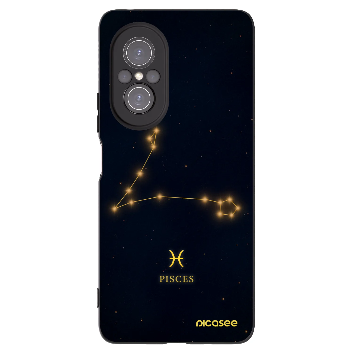 Picasee silikónový čierny obal pre Huawei Nova 9 SE - PISCES