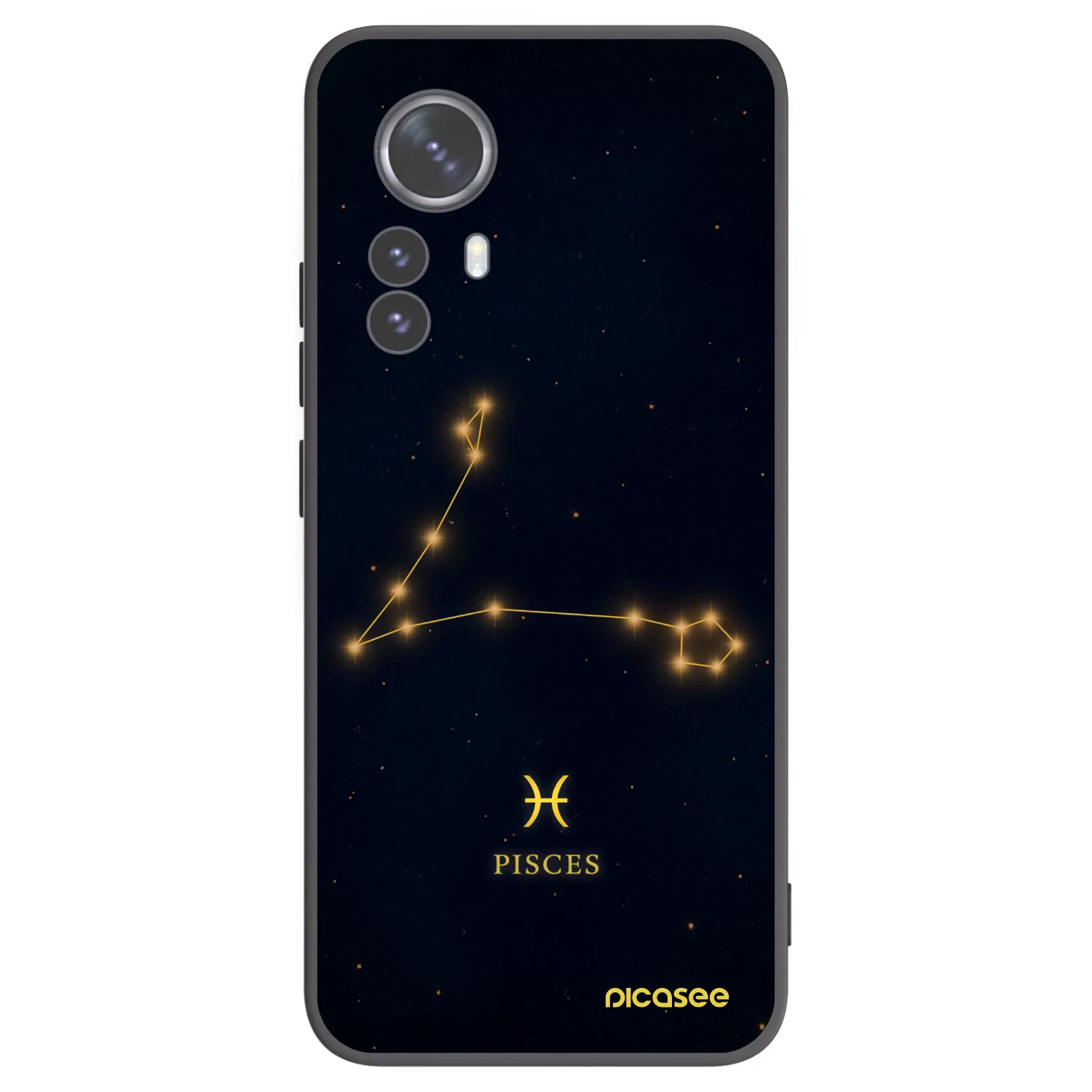Picasee silikónový čierny obal pre Xiaomi 12 Pro - PISCES