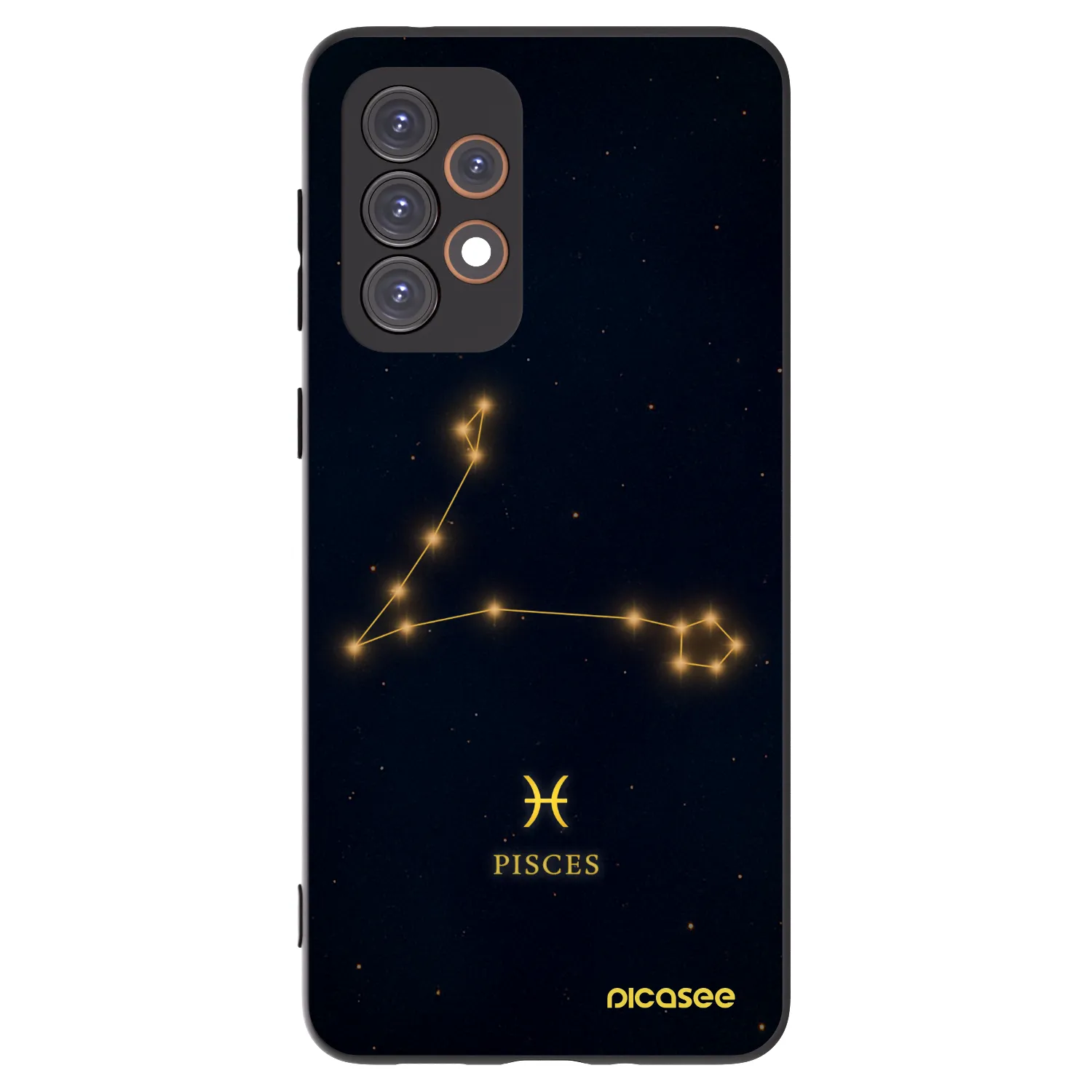 Picasee silikónový čierny obal pre Samsung Galaxy A33 5G A336 - PISCES