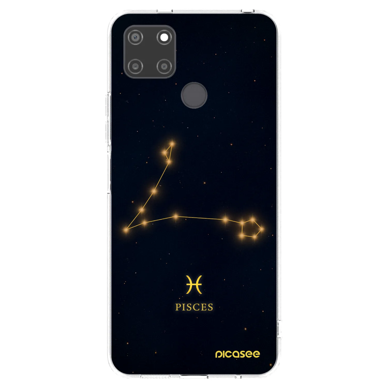 Picasee silikónový prehľadný obal pre Realme C21Y - PISCES