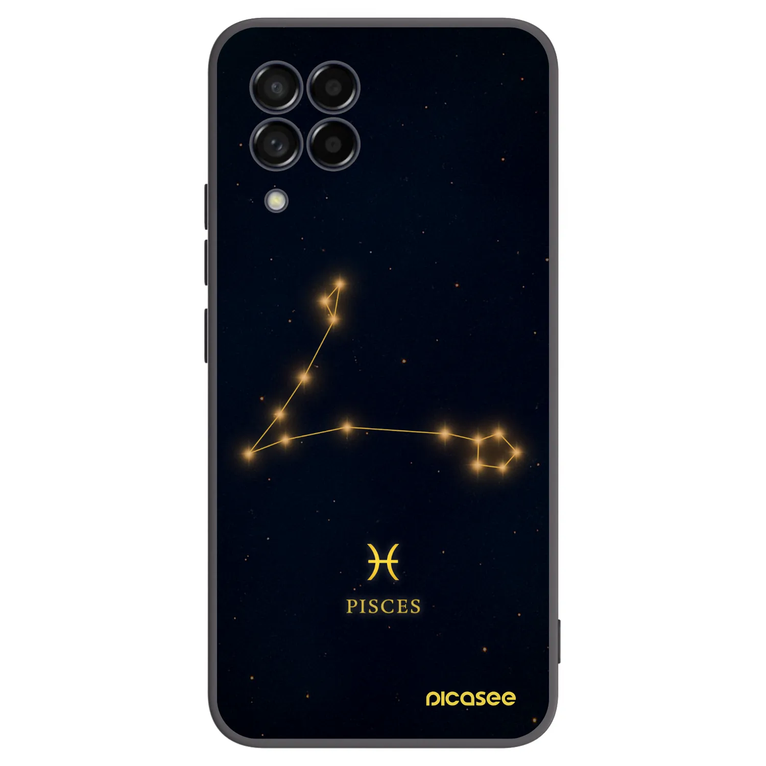 Picasee silikónový čierny obal pre Samsung Galaxy M53 5G - PISCES
