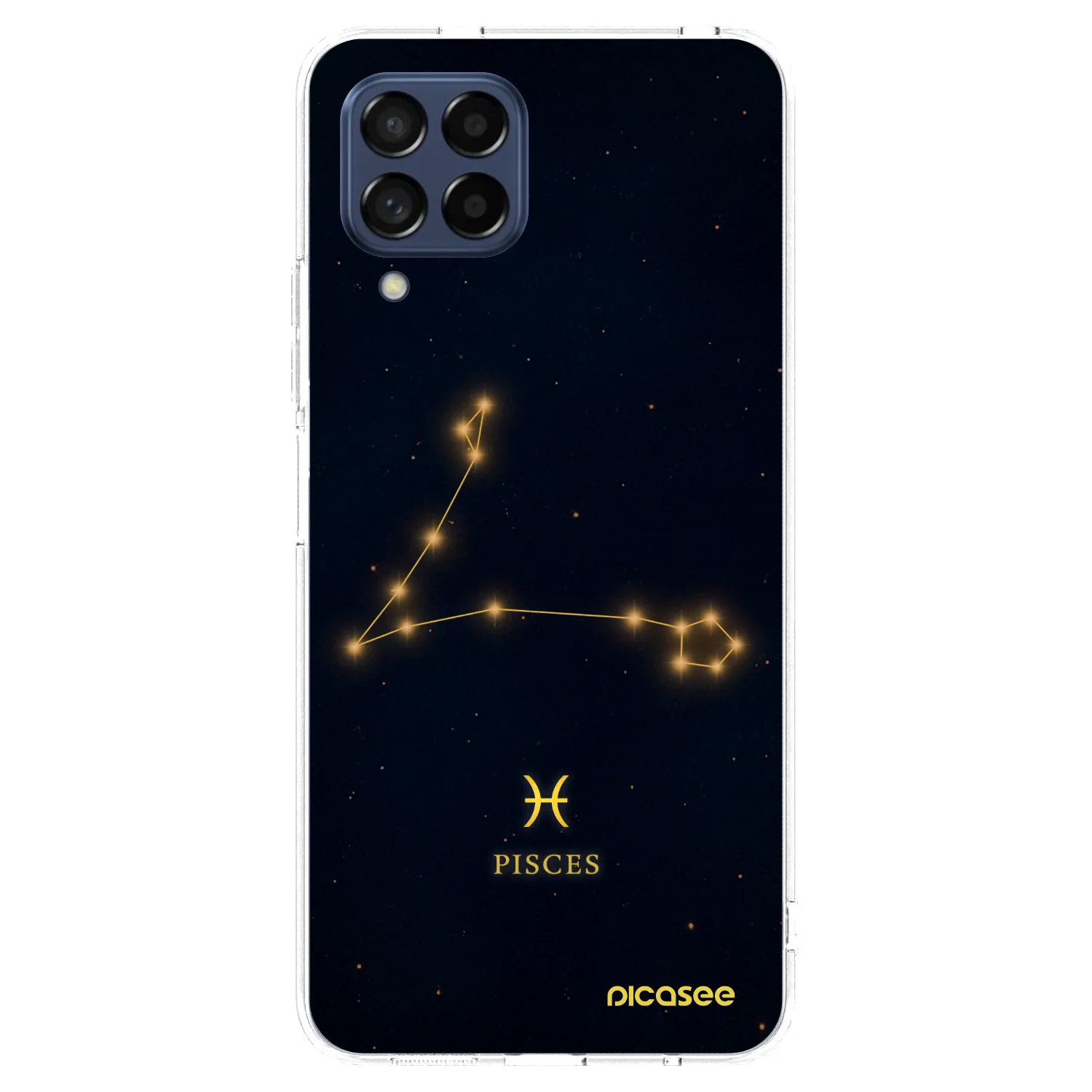 Picasee silikónový prehľadný obal pre Samsung Galaxy M53 5G - PISCES