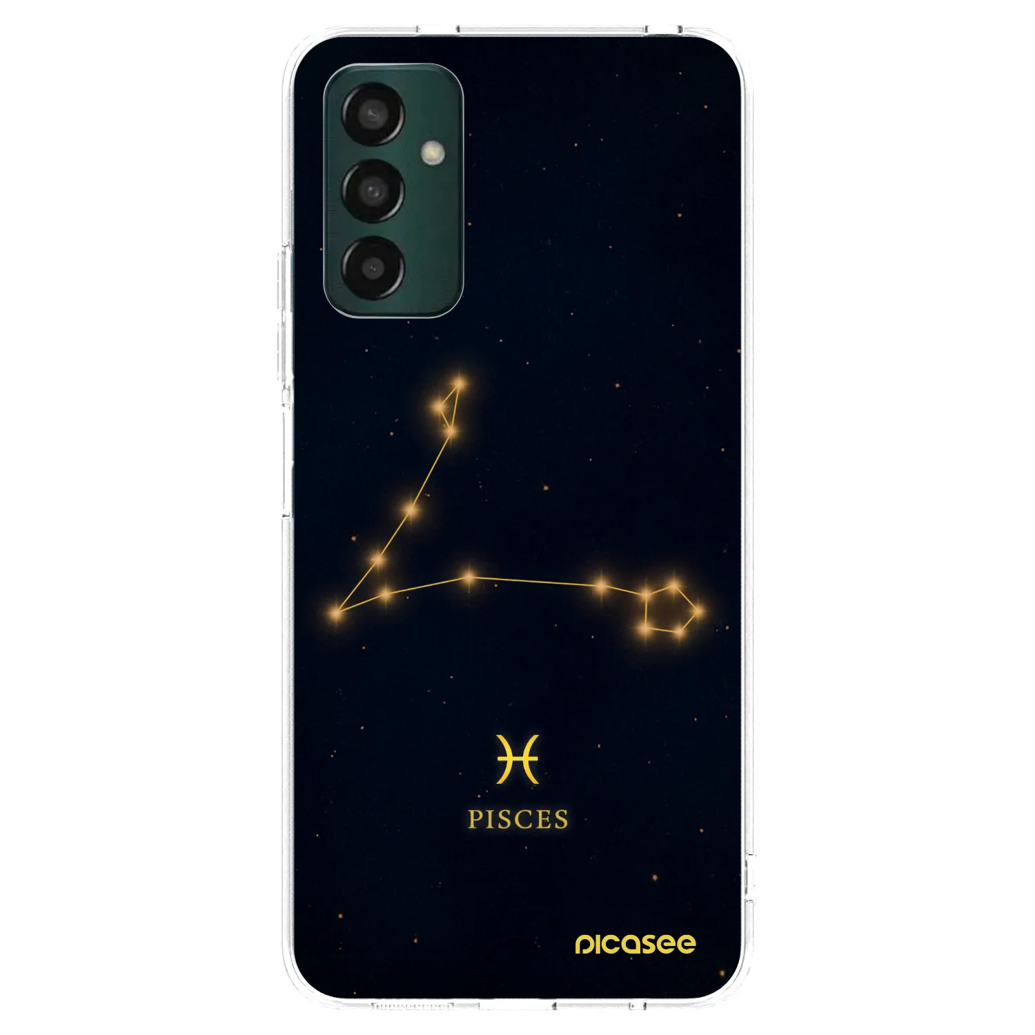 Picasee silikónový prehľadný obal pre Samsung Galaxy M13 M135F - PISCES