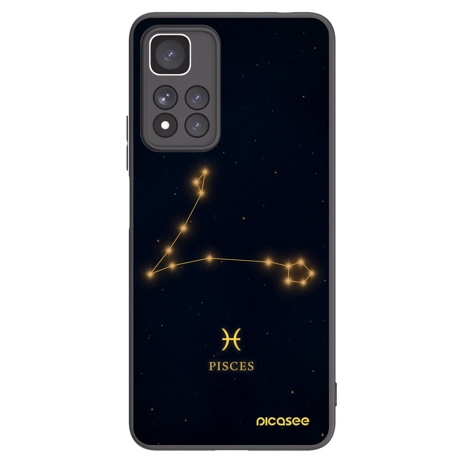 Picasee silikónový čierny obal pre Xiaomi Redmi Note 11 Pro+ 5G - PISCES