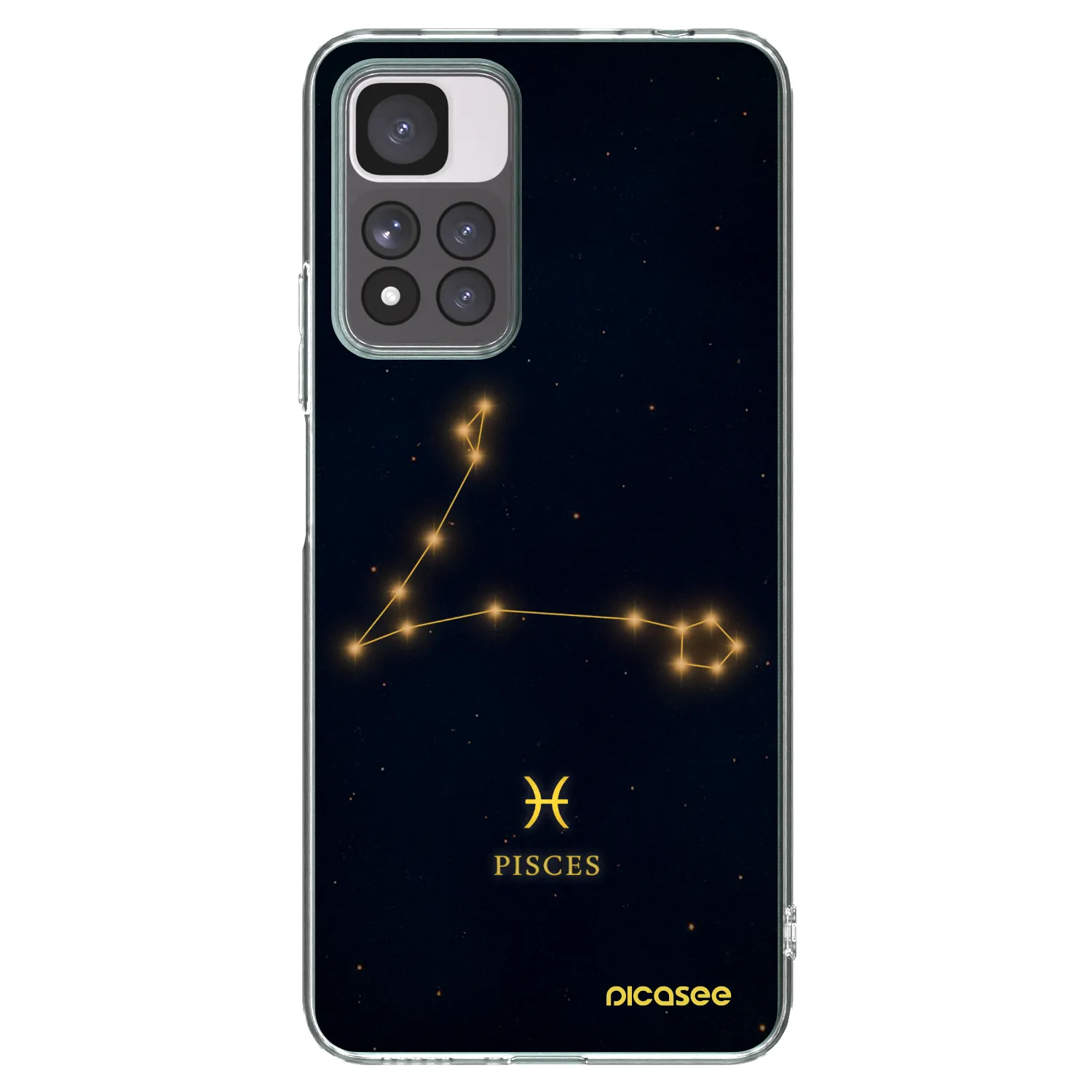 Picasee silikónový prehľadný obal pre Xiaomi Redmi Note 11 Pro+ 5G - PISCES
