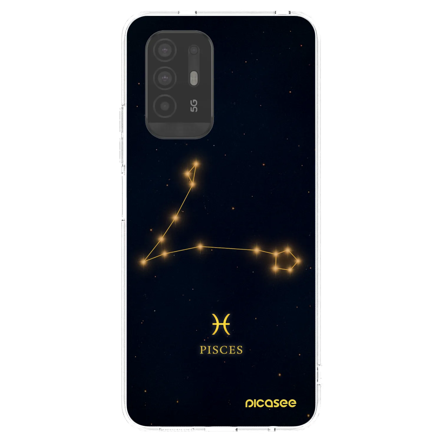 Picasee silikónový prehľadný obal pre OPPO A94 5G - PISCES