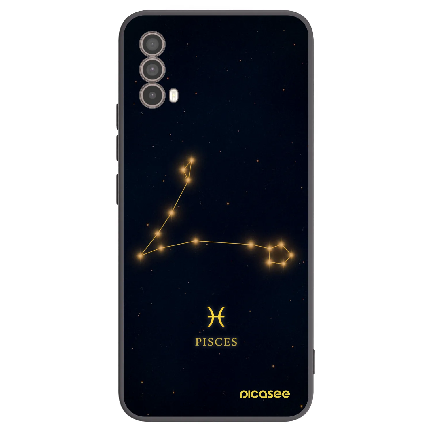 Picasee silikónový čierny obal pre Motorola Moto E40 - PISCES