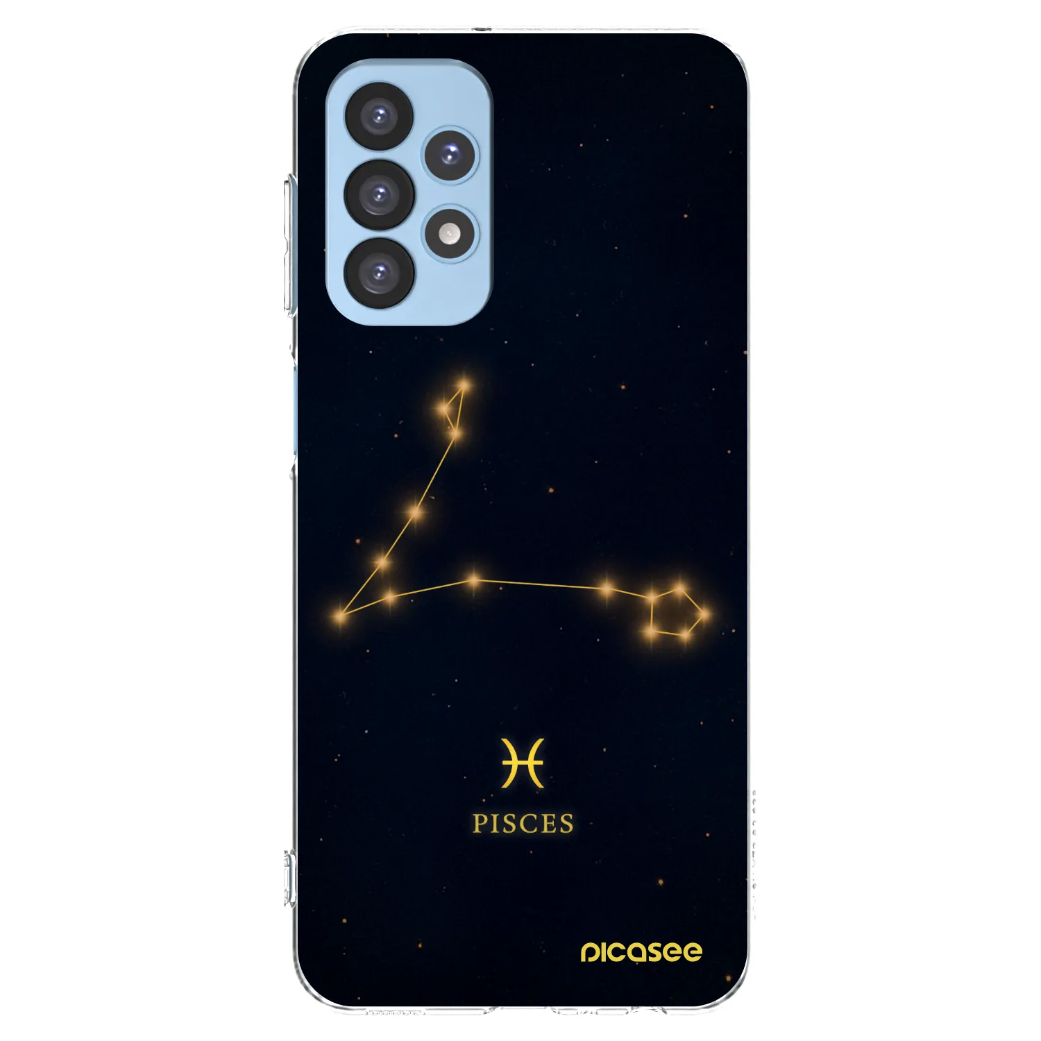 Picasee silikónový prehľadný obal pre Samsung Galaxy A23 A235F 4G - PISCES