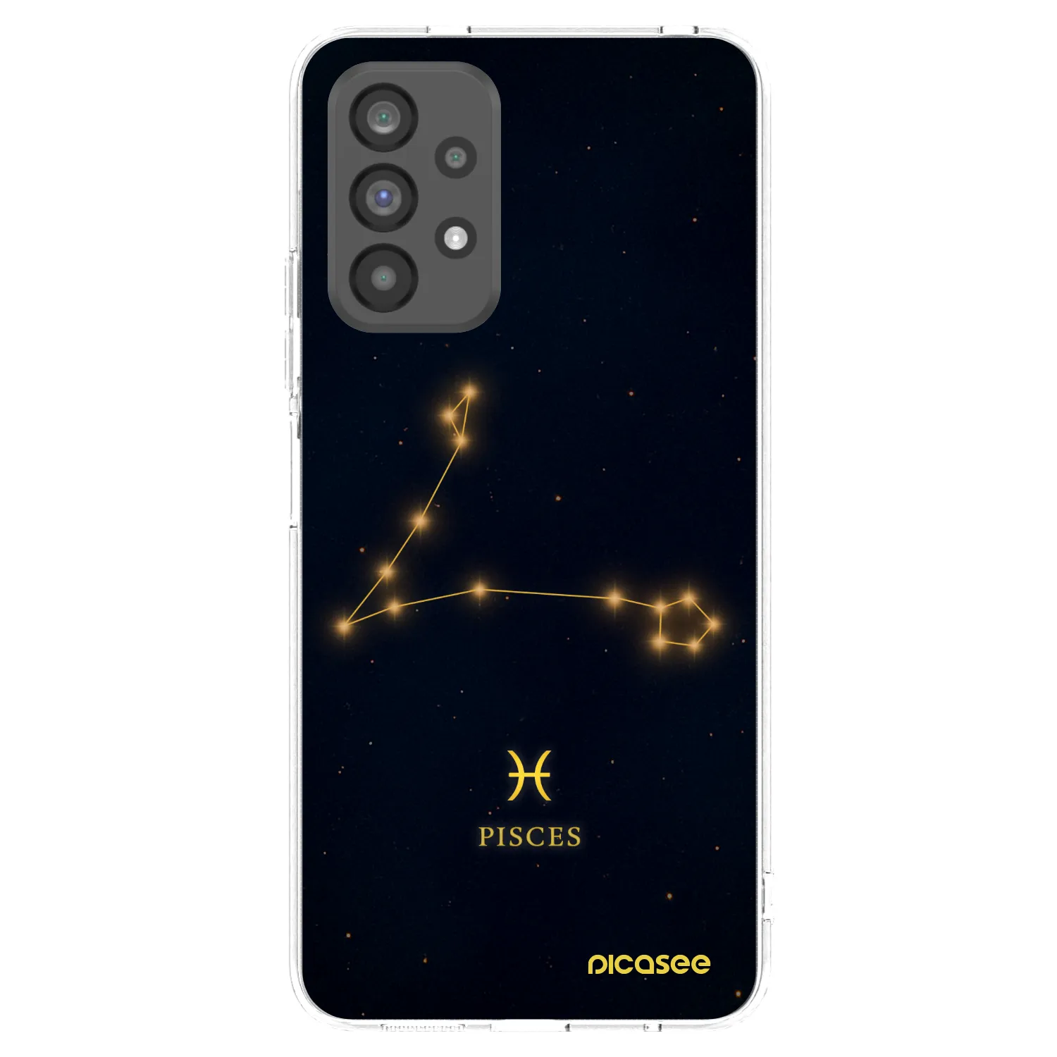 Picasee silikónový prehľadný obal pre Samsung Galaxy A73 5G - PISCES