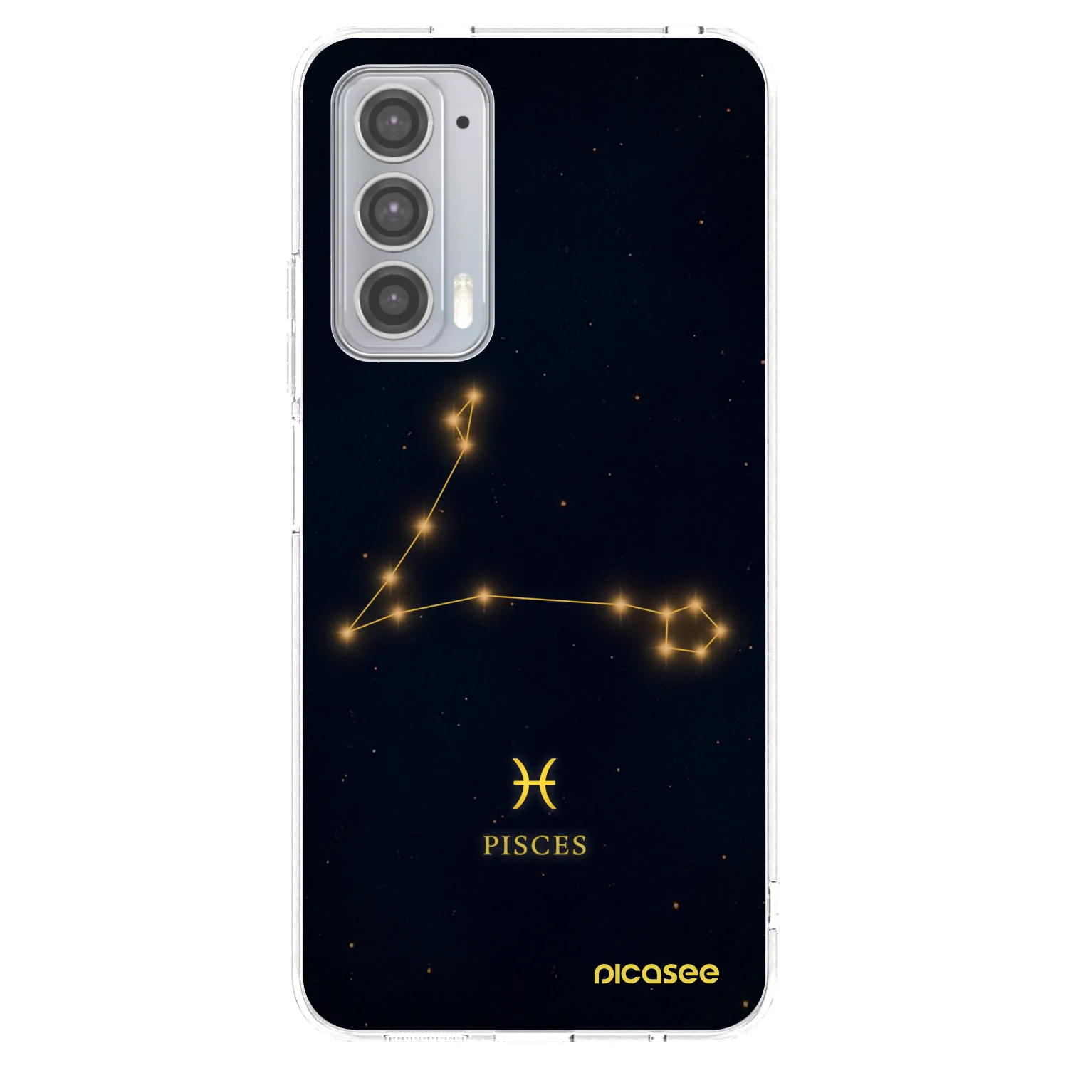 Picasee silikónový prehľadný obal pre Motorola Edge 20 - PISCES