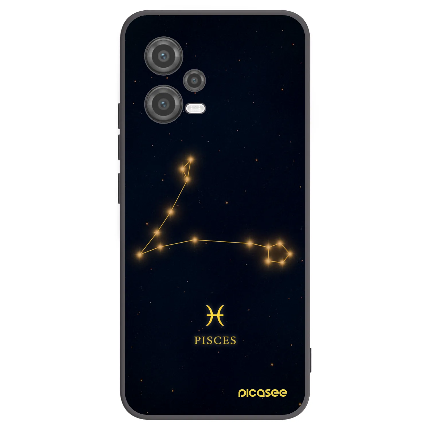 Picasee silikónový čierny obal pre Xiaomi Poco X5 - PISCES