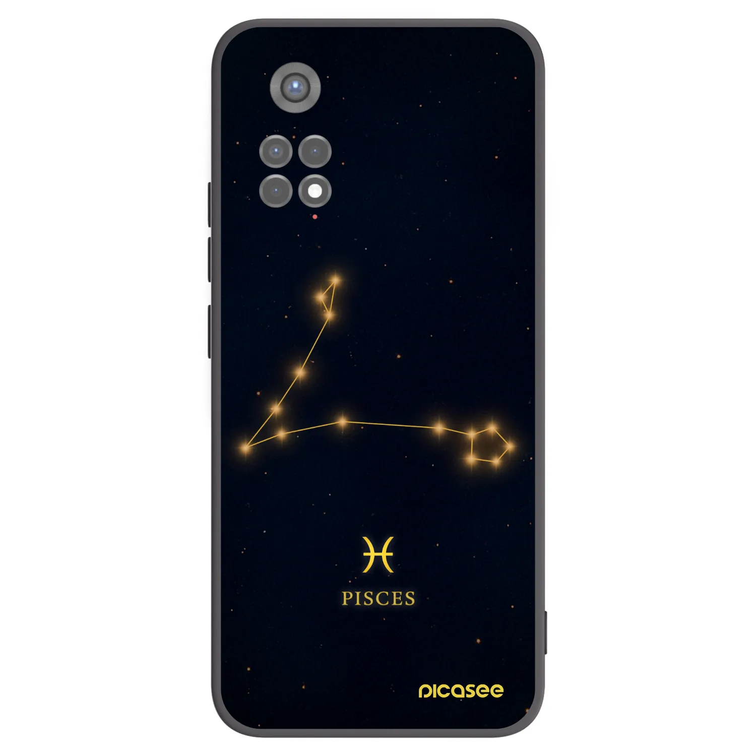 Picasee silikónový čierny obal pre Xiaomi Redmi Note 11S 5G - PISCES