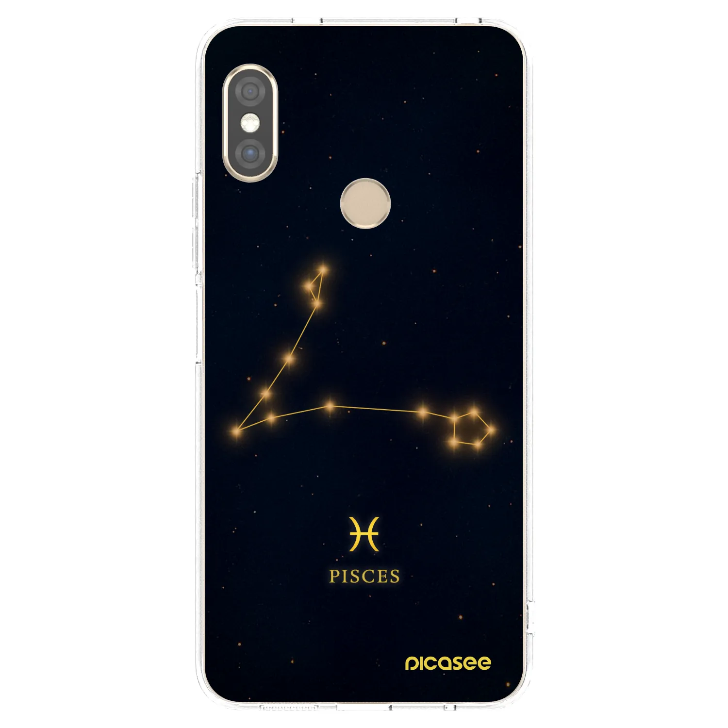 Silikónový prehľadný obal pre Xiaomi Redmi Note 5 Global - PISCES