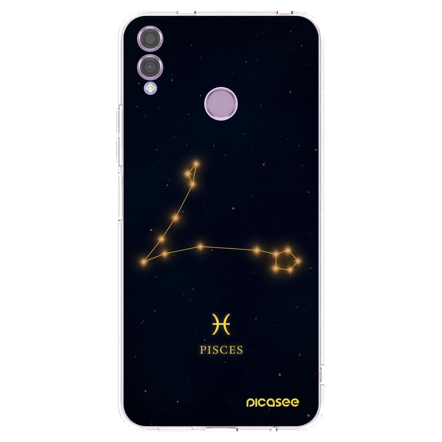 Silikónový prehľadný obal pre Honor 8X - PISCES