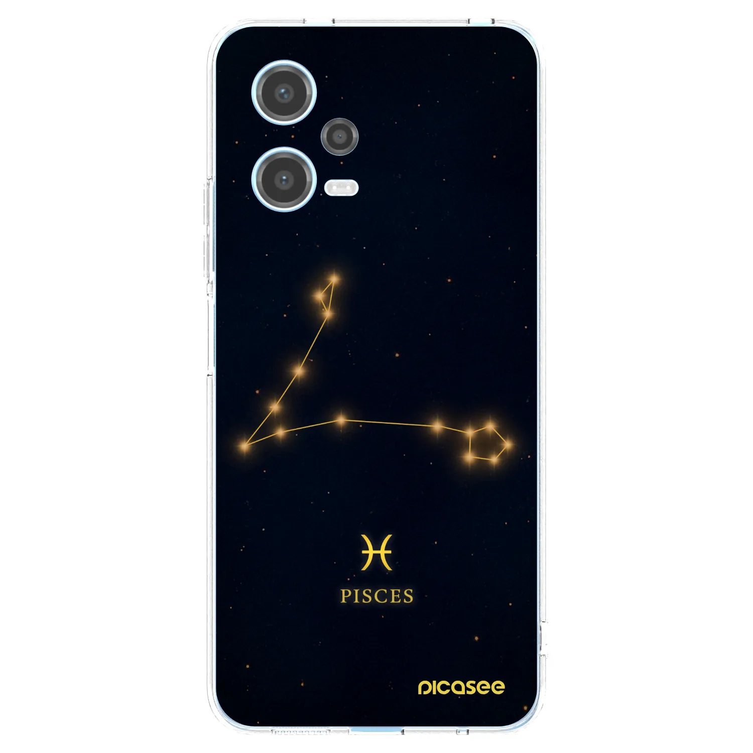 Picasee silikónový prehľadný obal pre Xiaomi Redmi Note 12 5G - PISCES