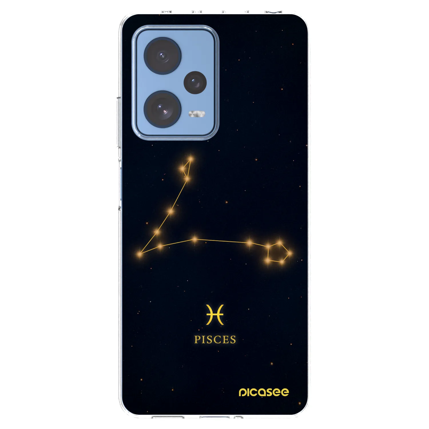 Picasee silikónový prehľadný obal pre Xiaomi Redmi Note 12 Pro 5G - PISCES