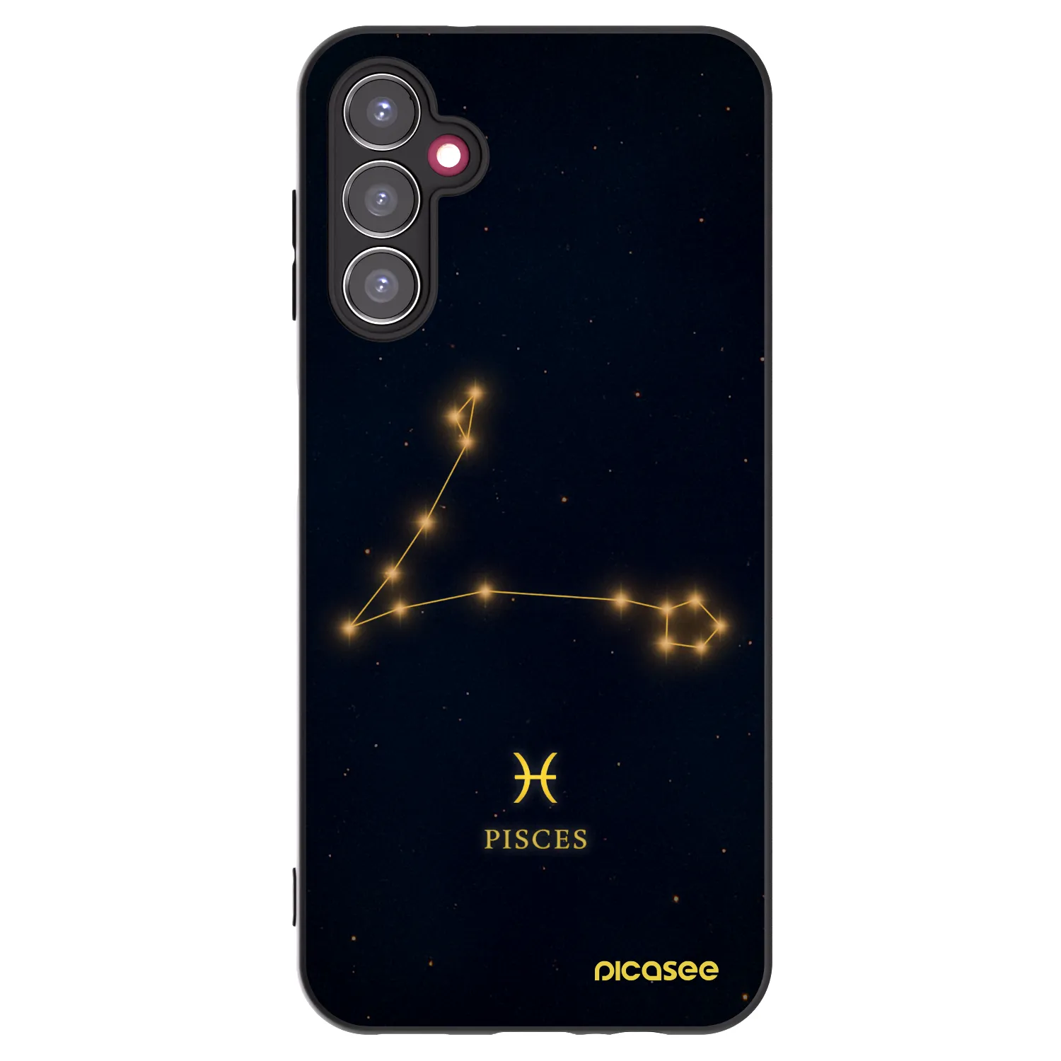 Picasee silikónový čierny obal pre Samsung Galaxy A14 5G A146P - PISCES