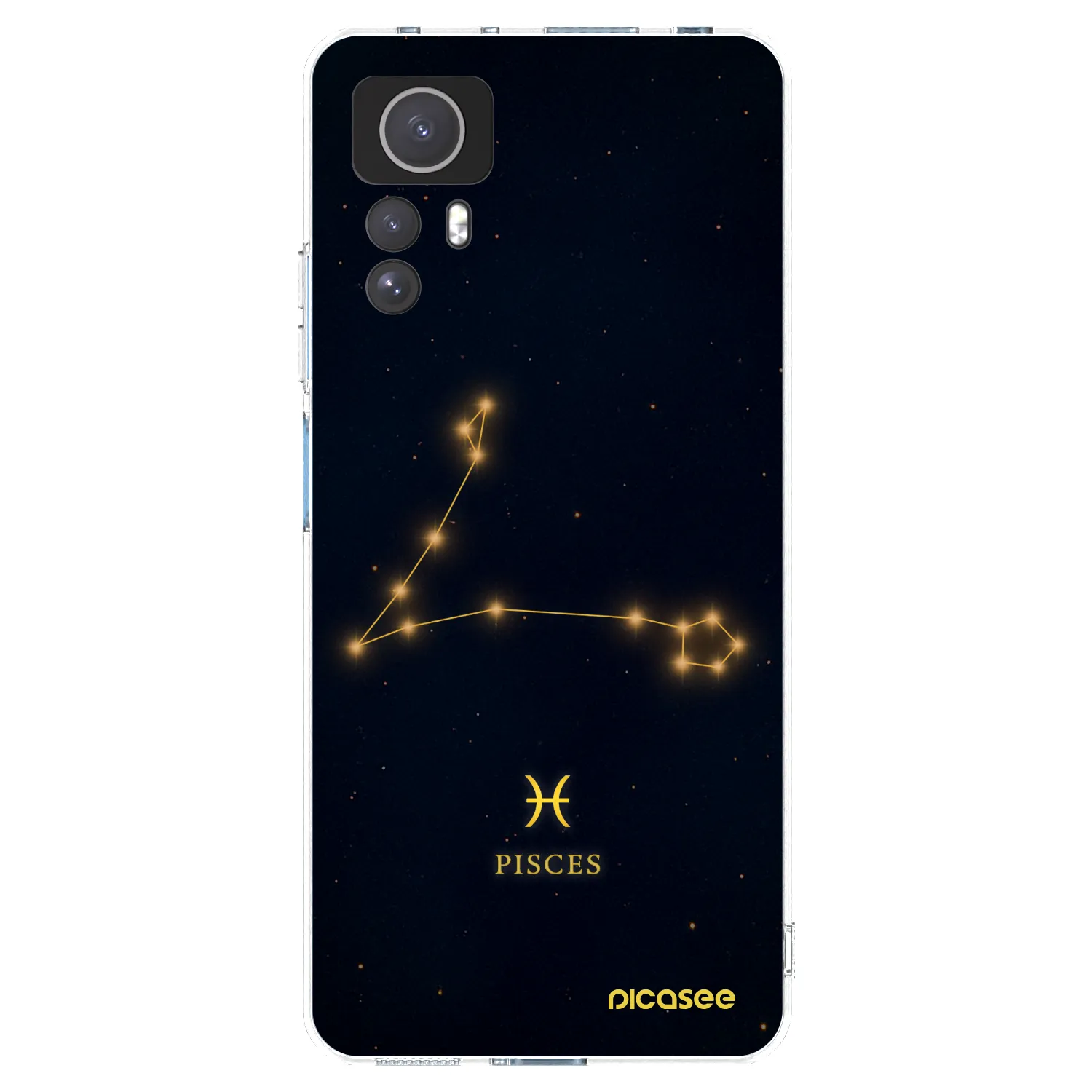 Picasee silikónový prehľadný obal pre Xiaomi Redmi Note 12S - PISCES
