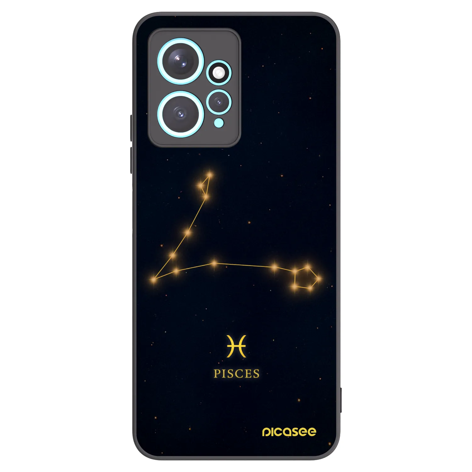 Picasee silikónový čierny obal pre Xiaomi Redmi Note 12 4G - PISCES
