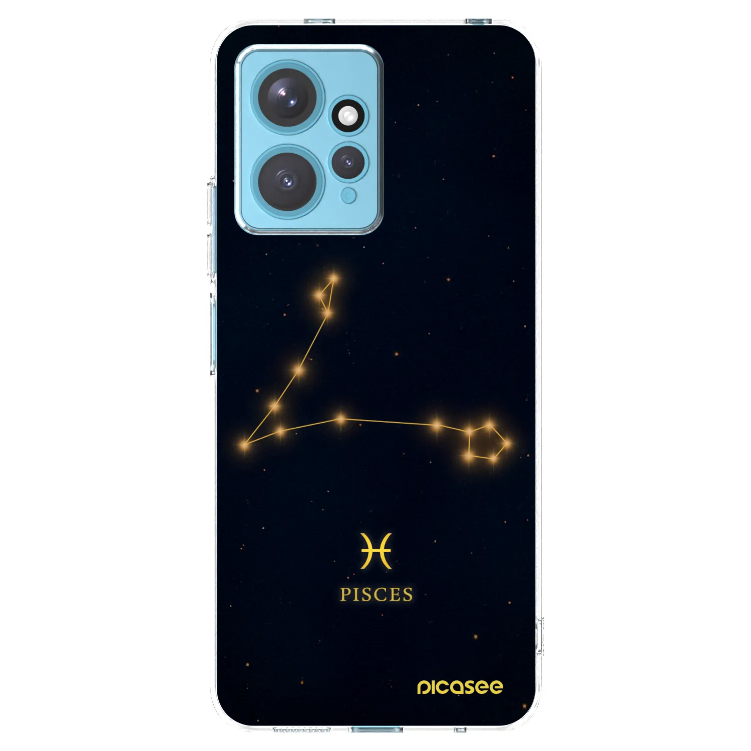 Picasee silikónový prehľadný obal pre Xiaomi Redmi Note 12 4G - PISCES