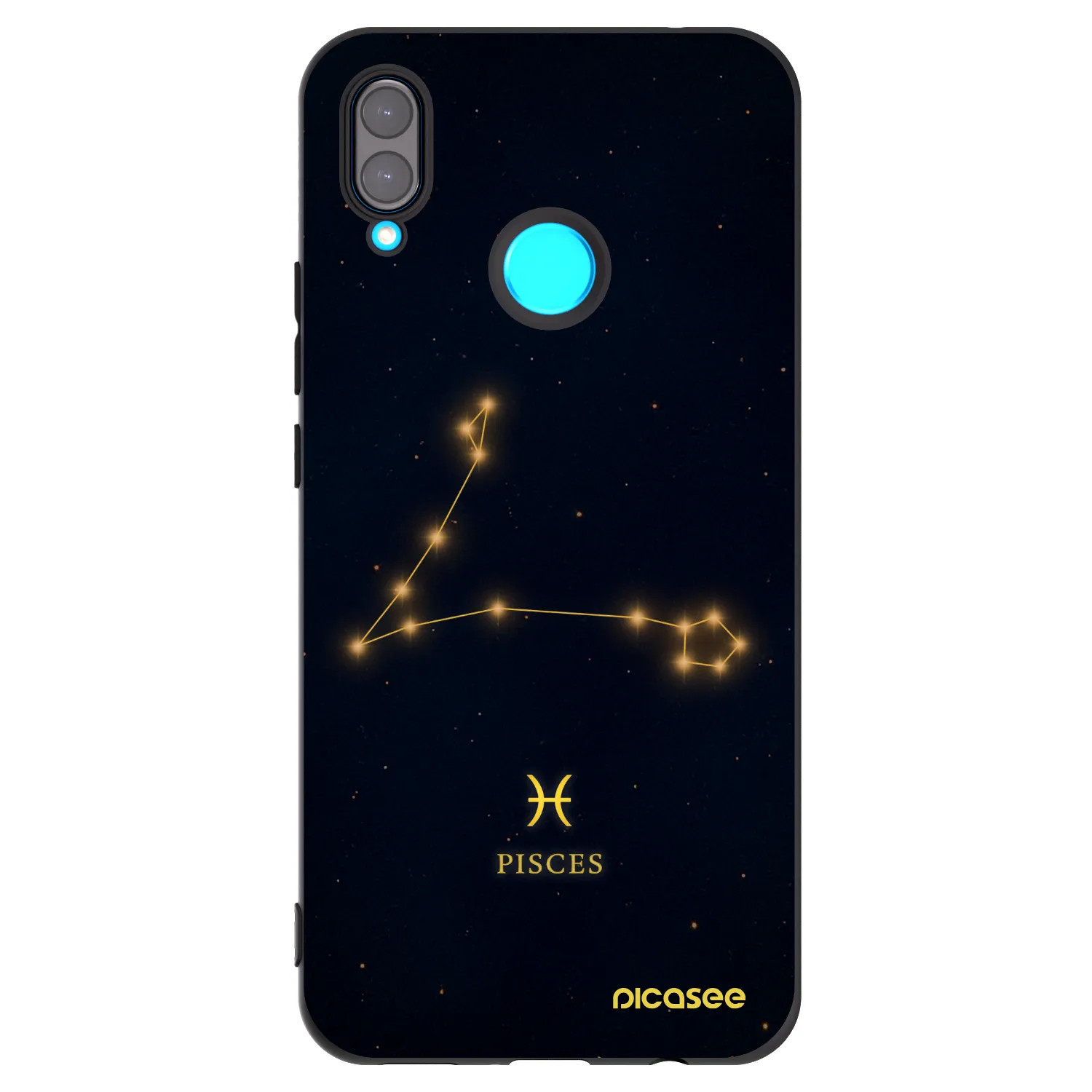 Picasee silikónový čierny obal pre Huawei Nova 3 - PISCES