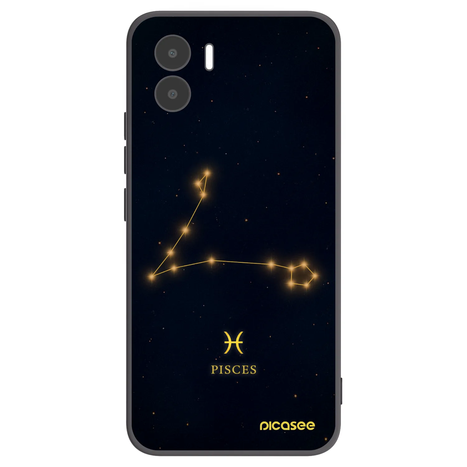 Picasee silikónový čierny obal pre Xiaomi Redmi A2 - PISCES