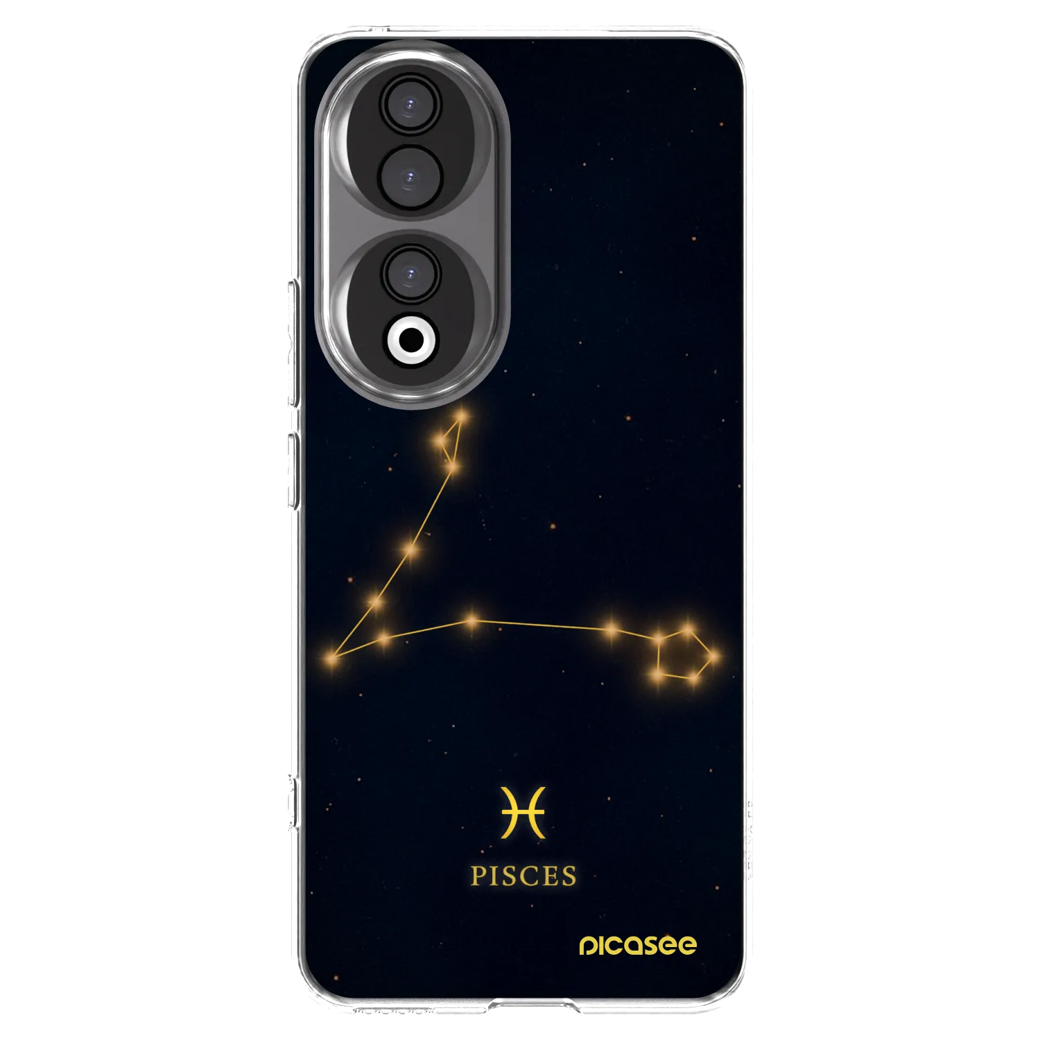 Picasee silikónový prehľadný obal pre Honor 90 5G - PISCES