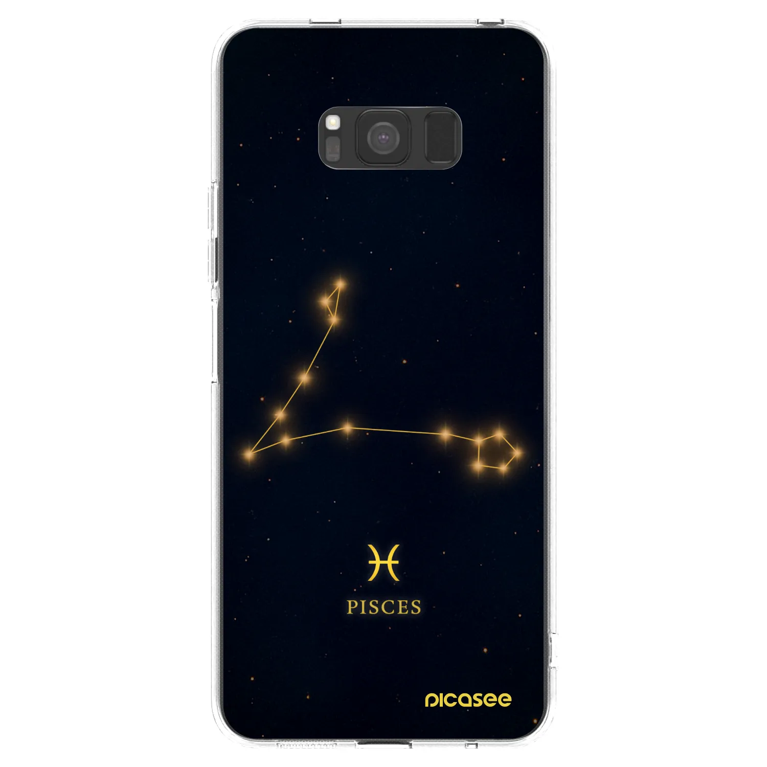 Picasee silikónový prehľadný obal pre Samsung Galaxy S8 G950F - PISCES