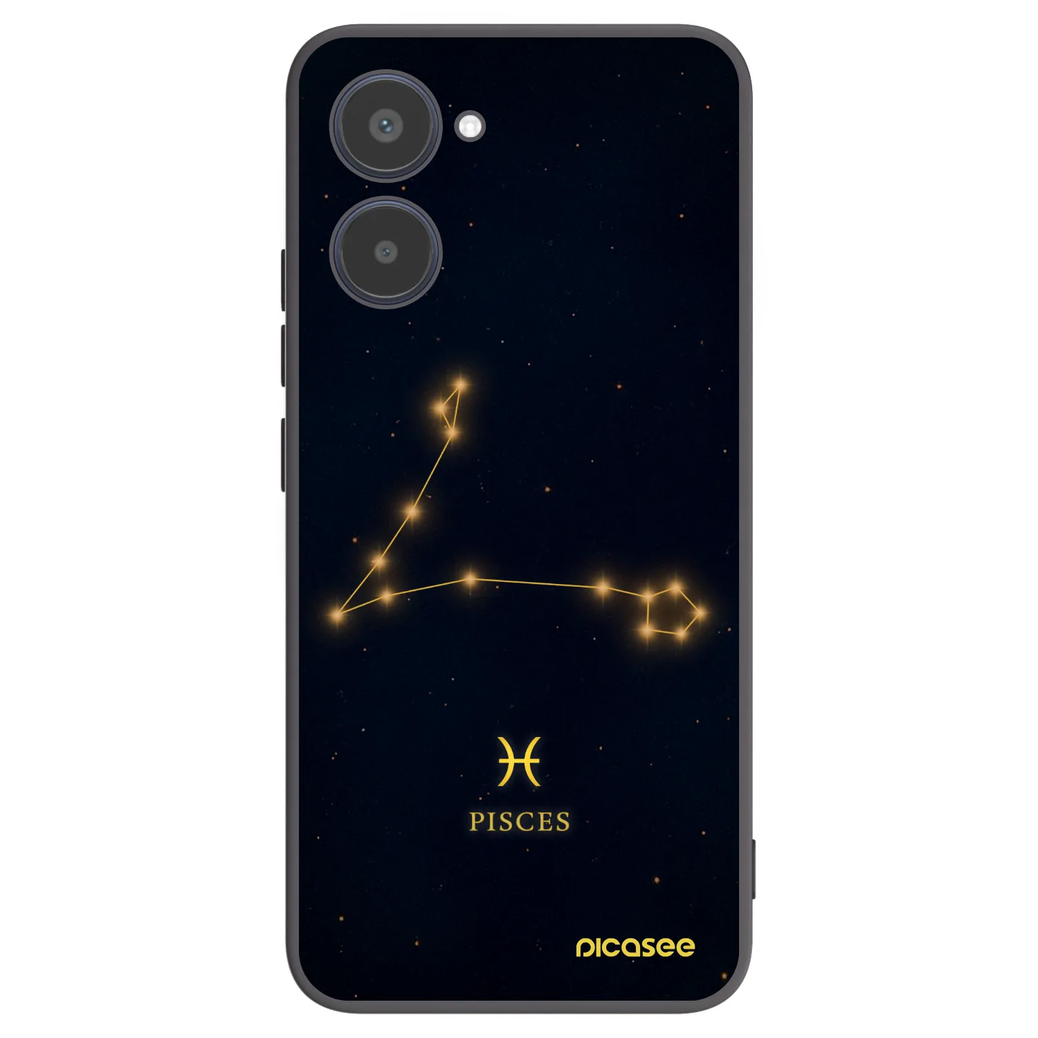 Picasee silikónový čierny obal pre Realme 10 4G - PISCES