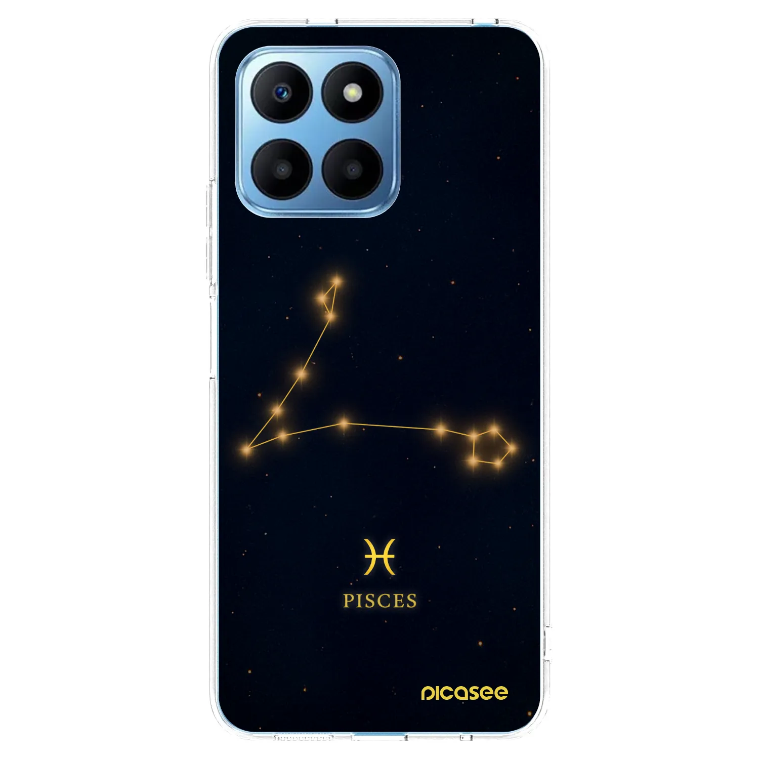 Picasee silikónový prehľadný obal pre Honor 70 Lite - PISCES