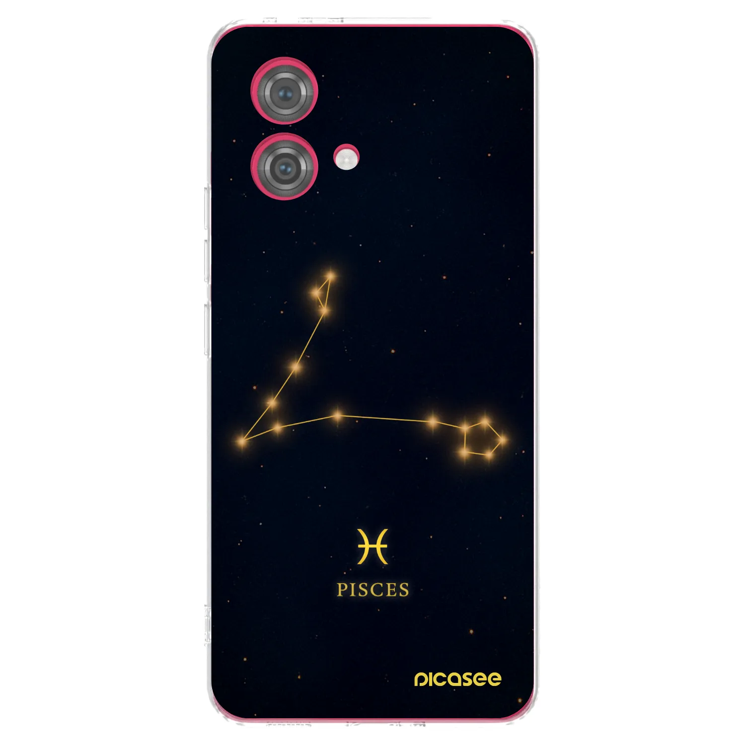 Silikónový prehľadný obal pre Motorola Moto G84 5G - PISCES