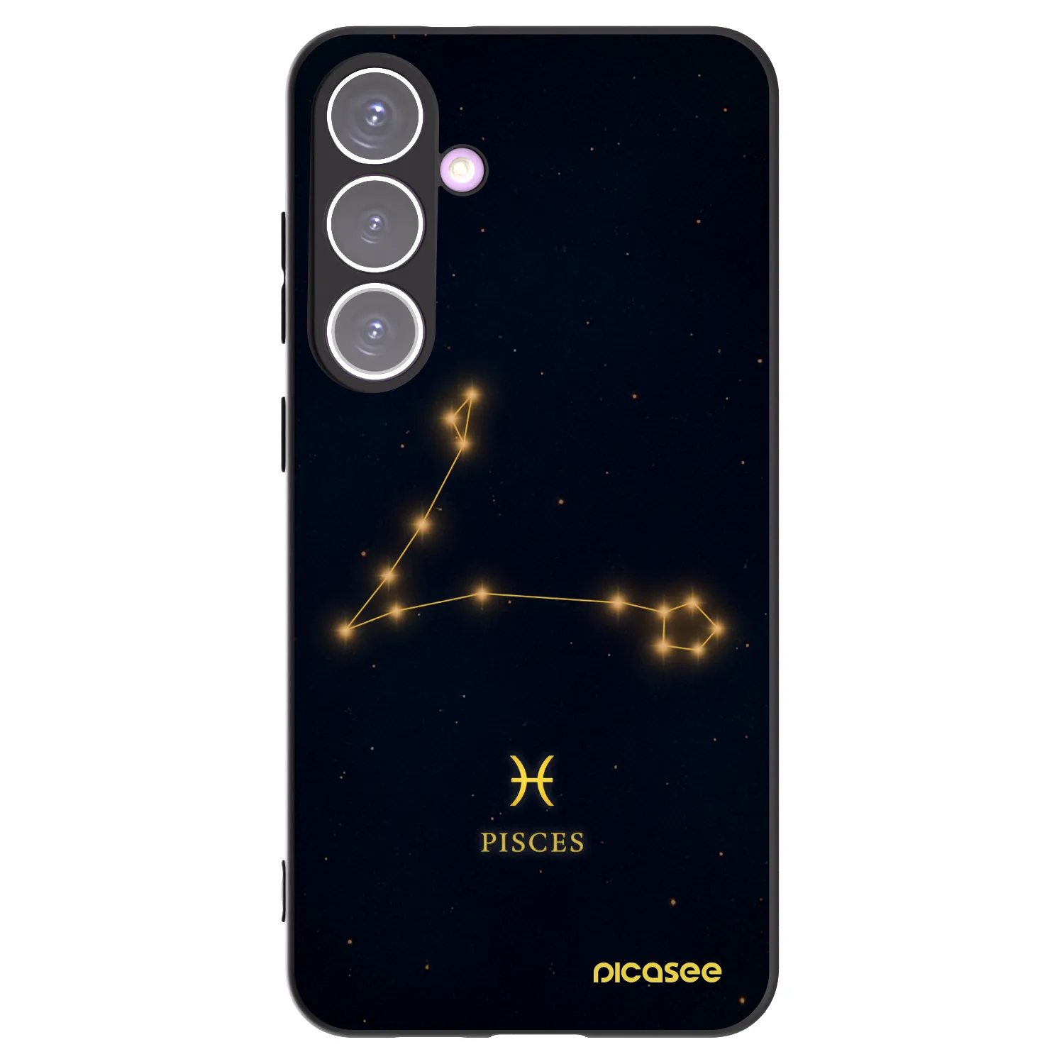 Picasee silikónový čierny obal pre Samsung Galaxy S24+ S926B 5G - PISCES