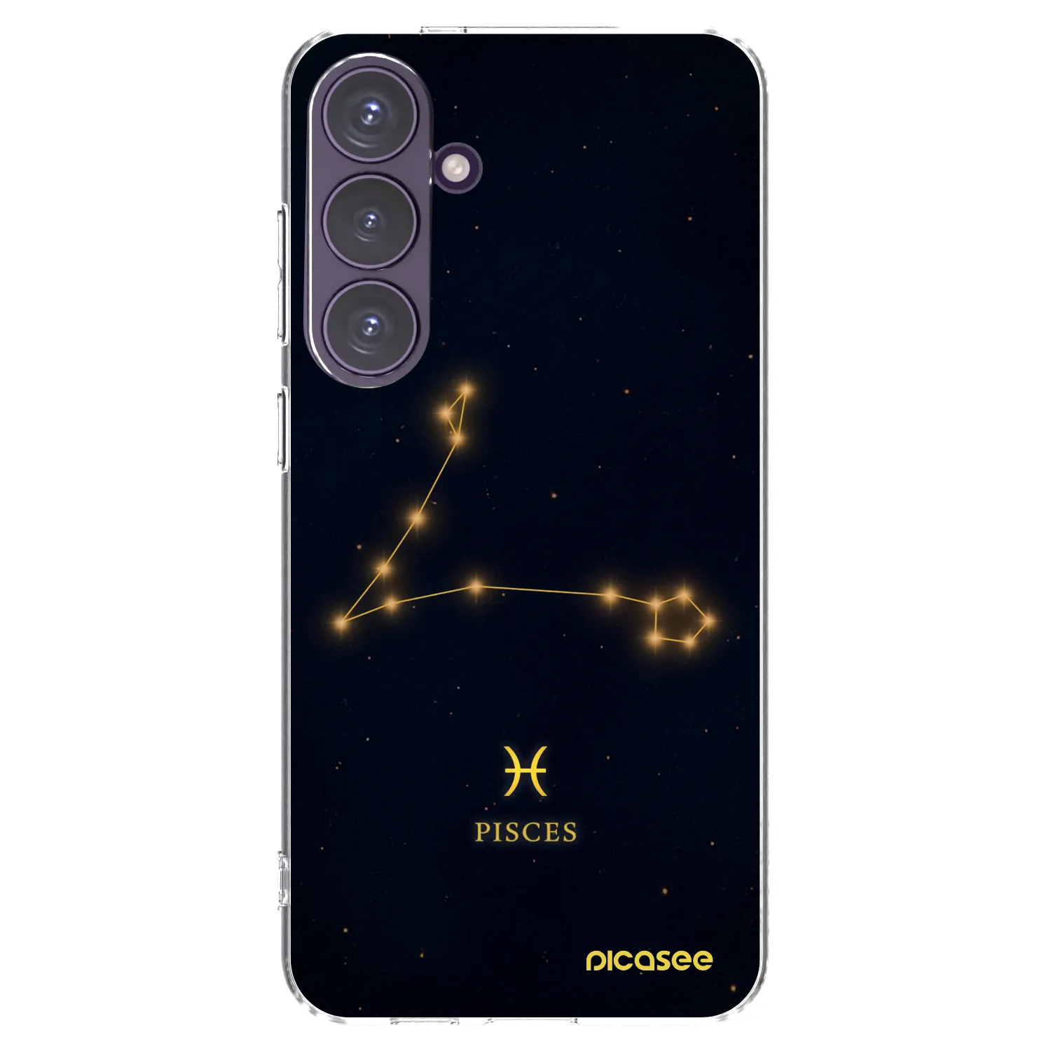 Picasee silikónový prehľadný obal pre Samsung Galaxy S24+ S926B 5G - PISCES